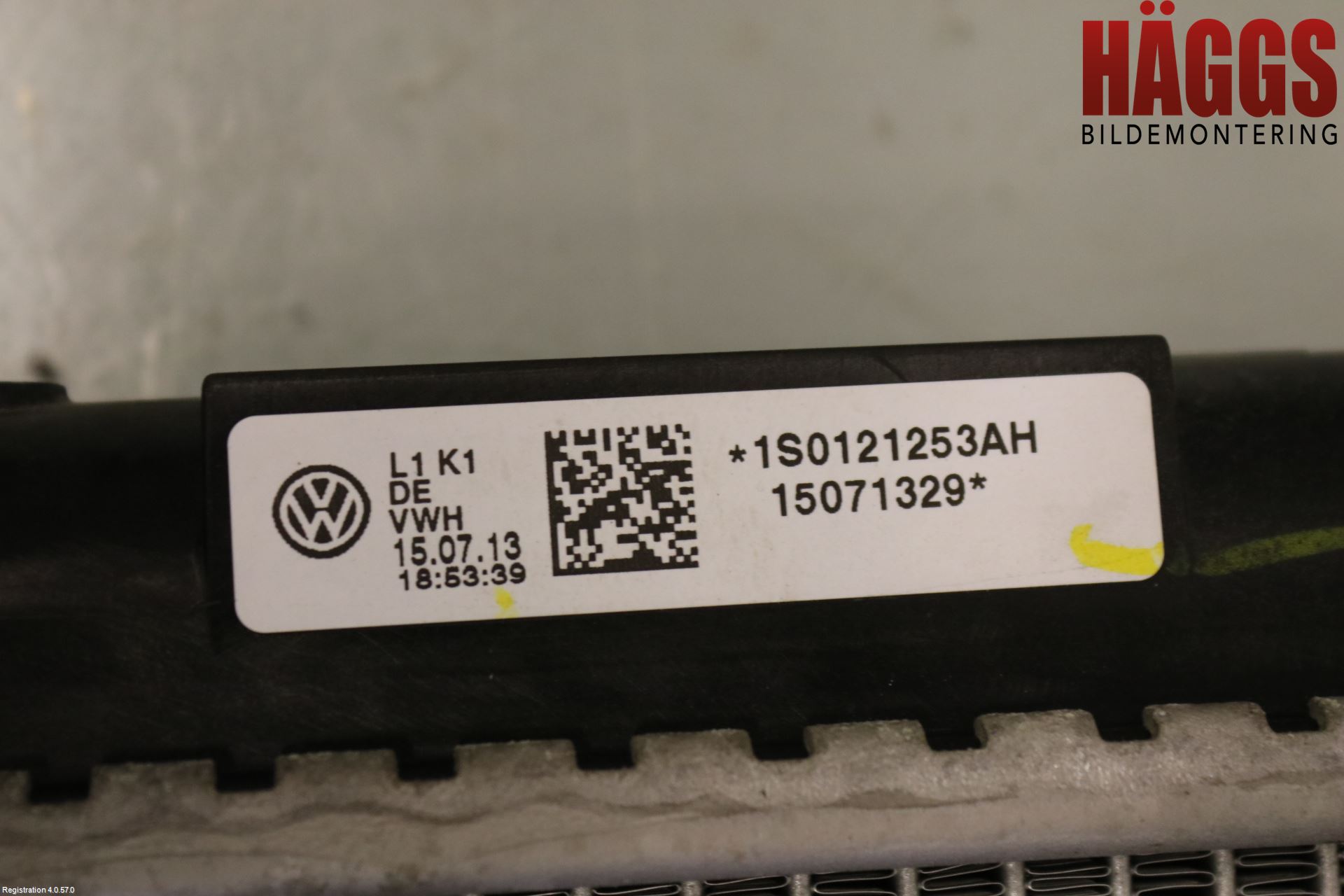 Volkswagen VW UP! / E-UP! Kylare Man