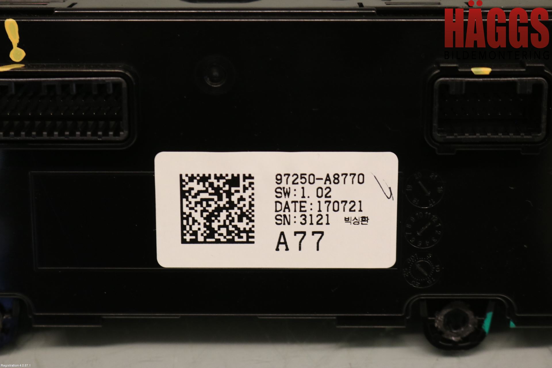 Kia OPTIMA 16-20 Ac Styrenhet Ac Manöveren