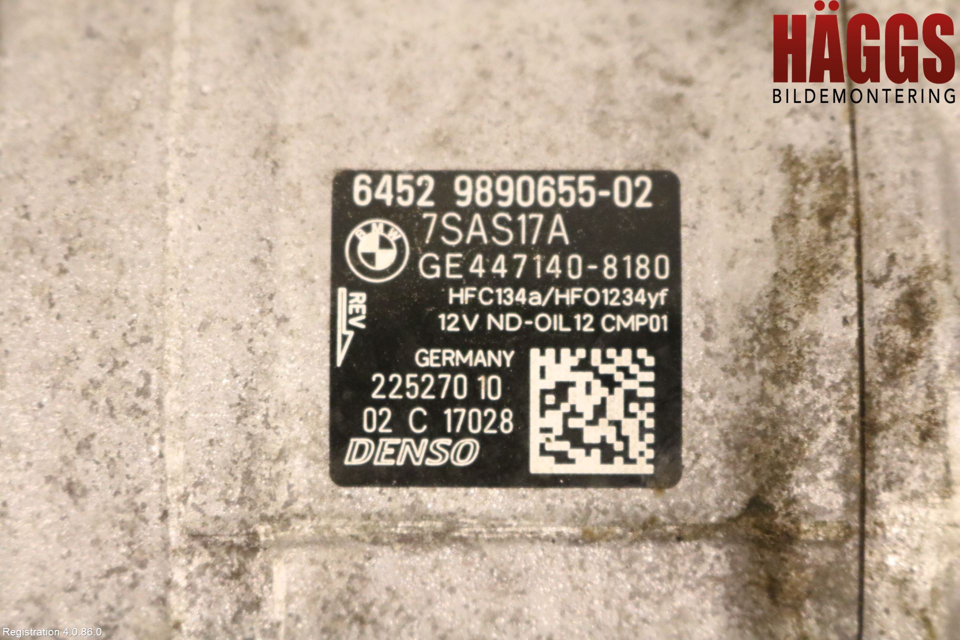 BMW 5 G30/G31/F90 17-23 Ac Kompressor