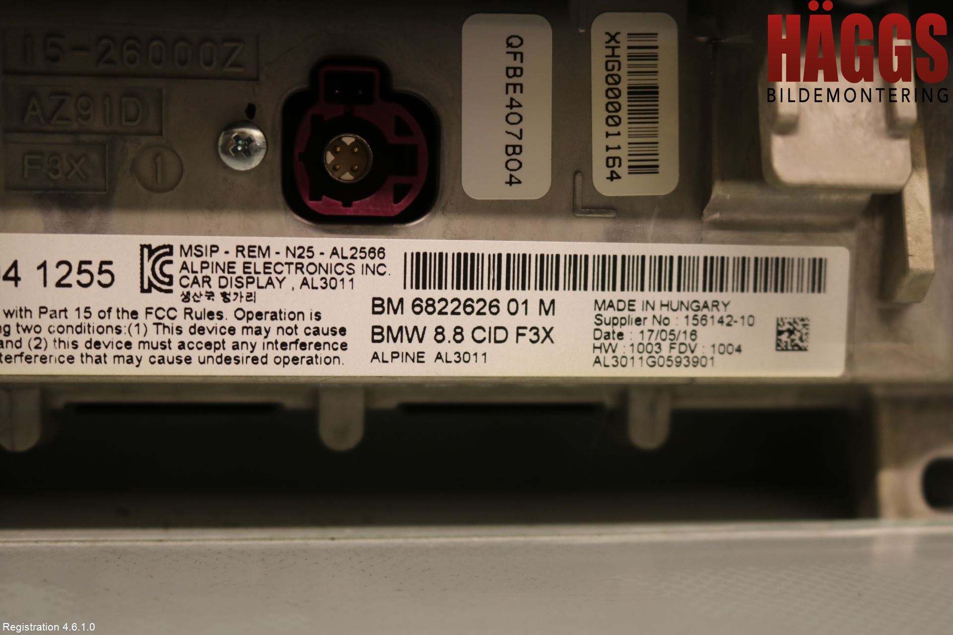 BMW 3 GT F34 13-19 Multifunktionsdisplay