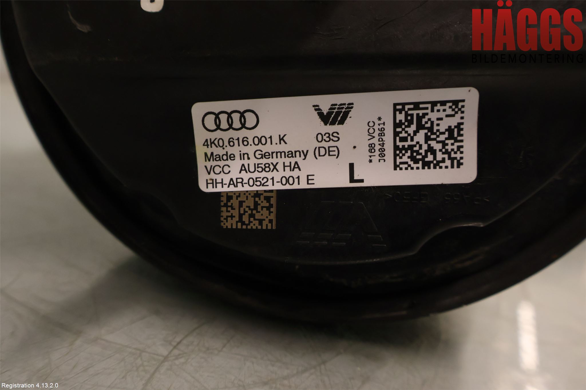 Audi A6 F2/C8 19- Nivå-Luftfjädring Bälg
