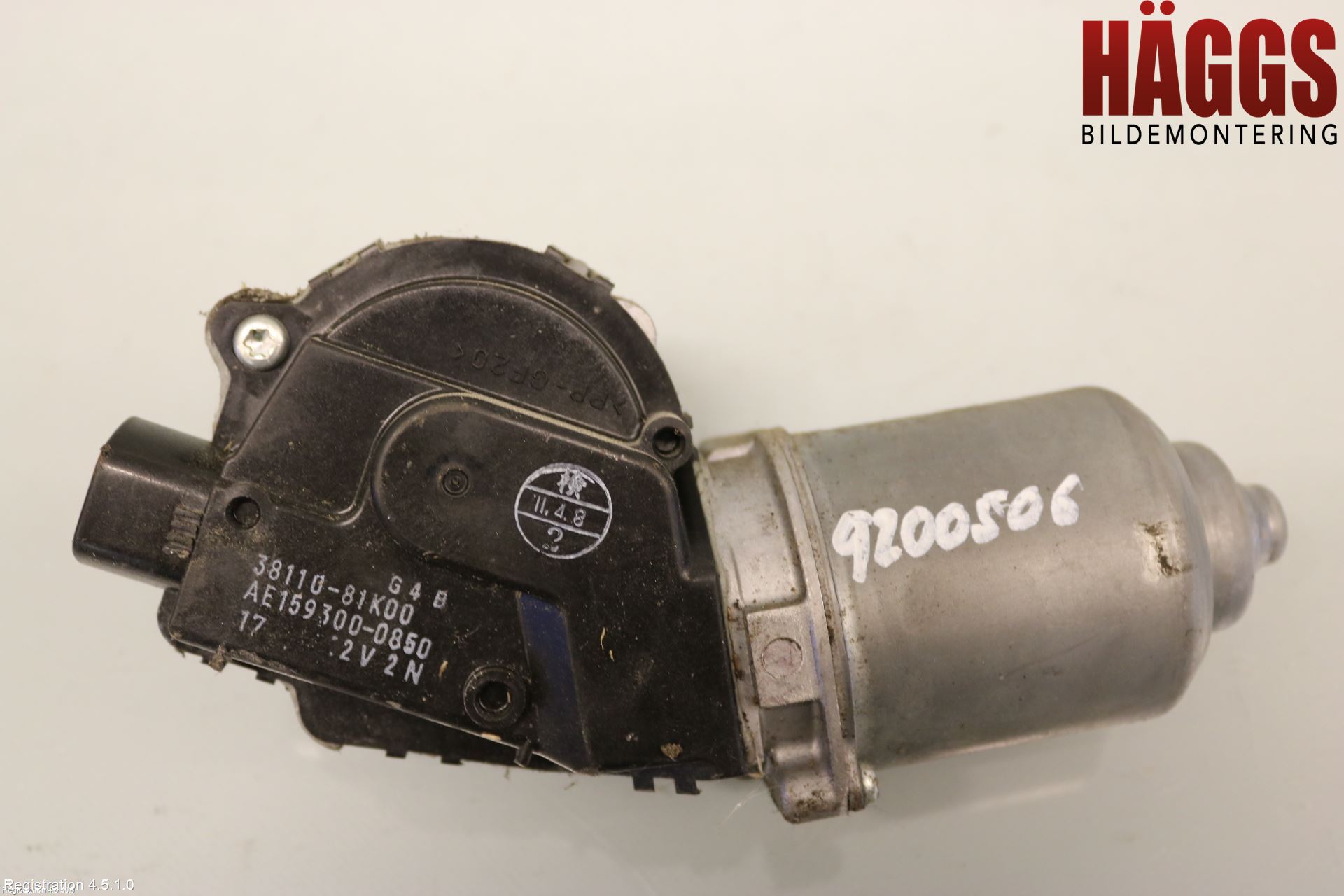 Suzuki SX4 10-13 Torkarmotor Vindruta