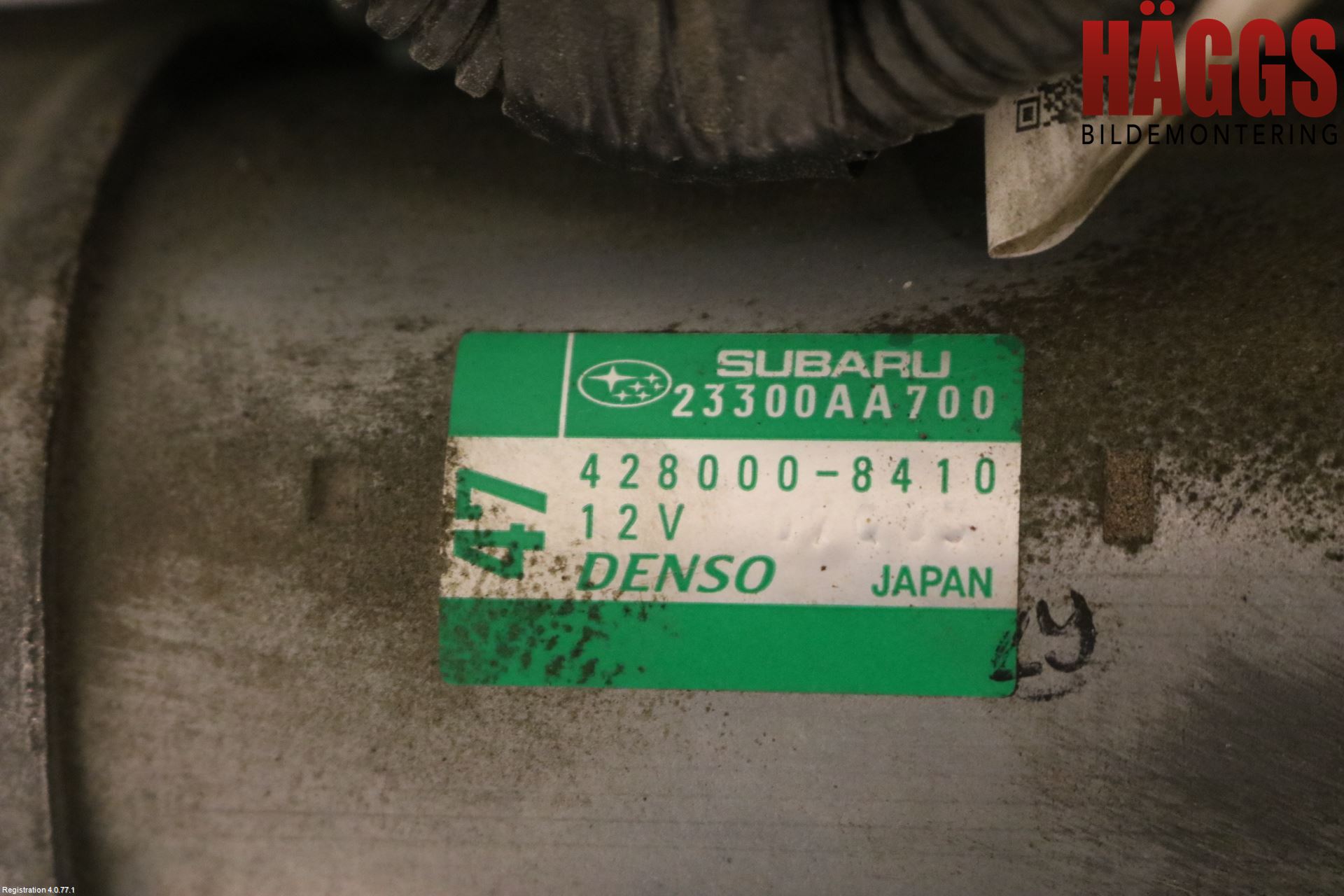 Subaru FORESTER SJ 13-18 Startmotor