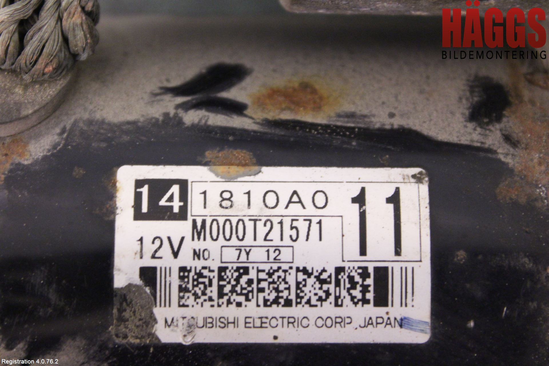 Peugeot 4007 Startmotor