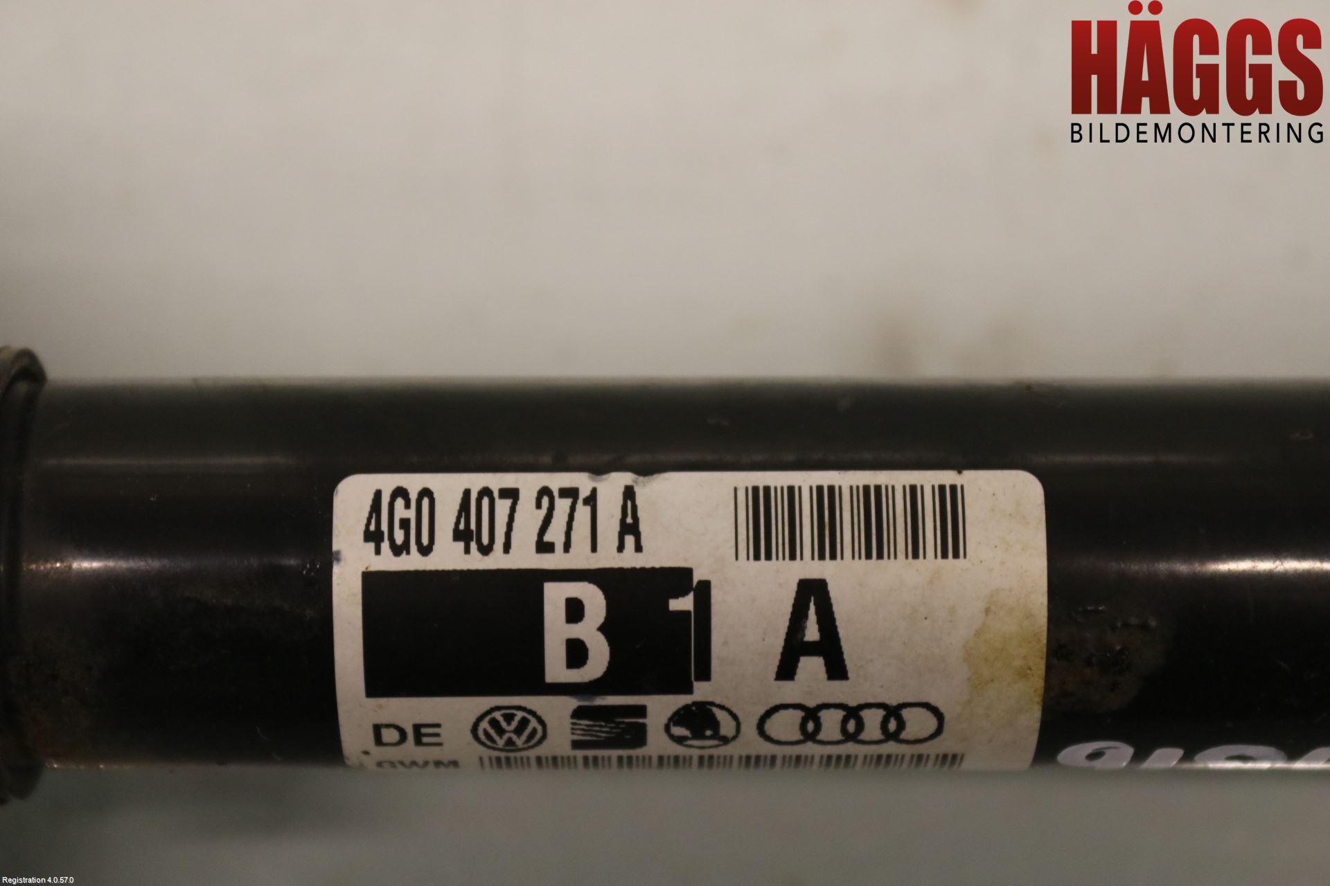 Audi A6/S6 4G 11-18 Drivaxel Fram Höger