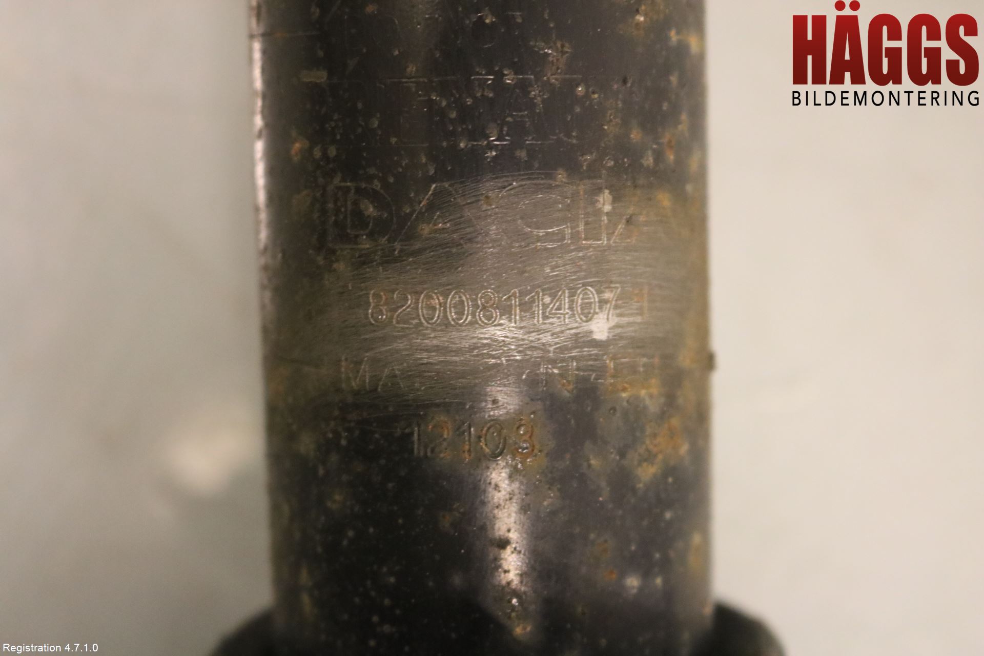 Dacia DUSTER 10-17 Fjäderben Bak Vänster