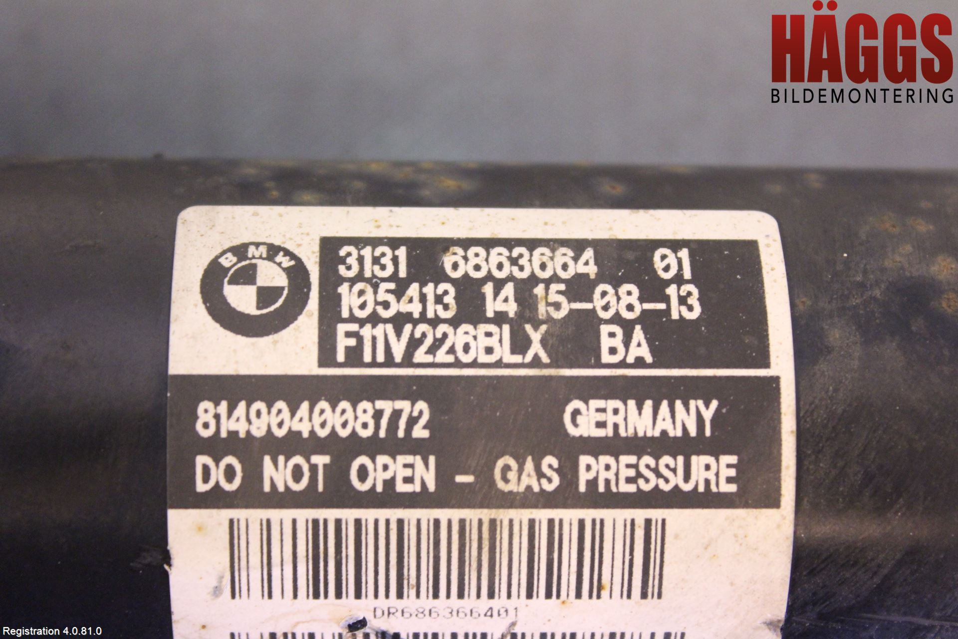 BMW 5 F10/F11/F18 09-17 Fjäderben Fram Höger