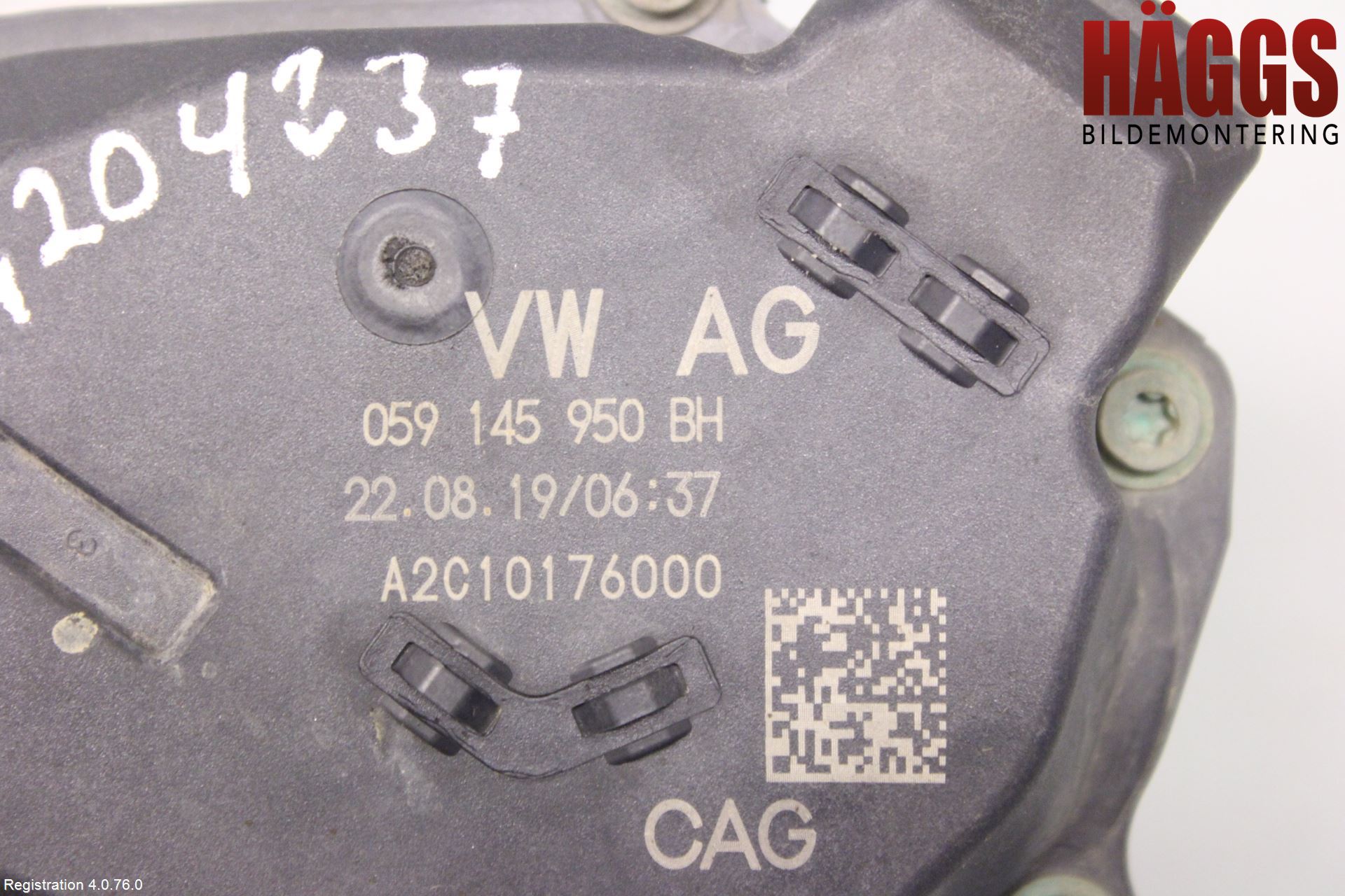 Volkswagen VW AMAROK 2H 10-22 Injspjällhus