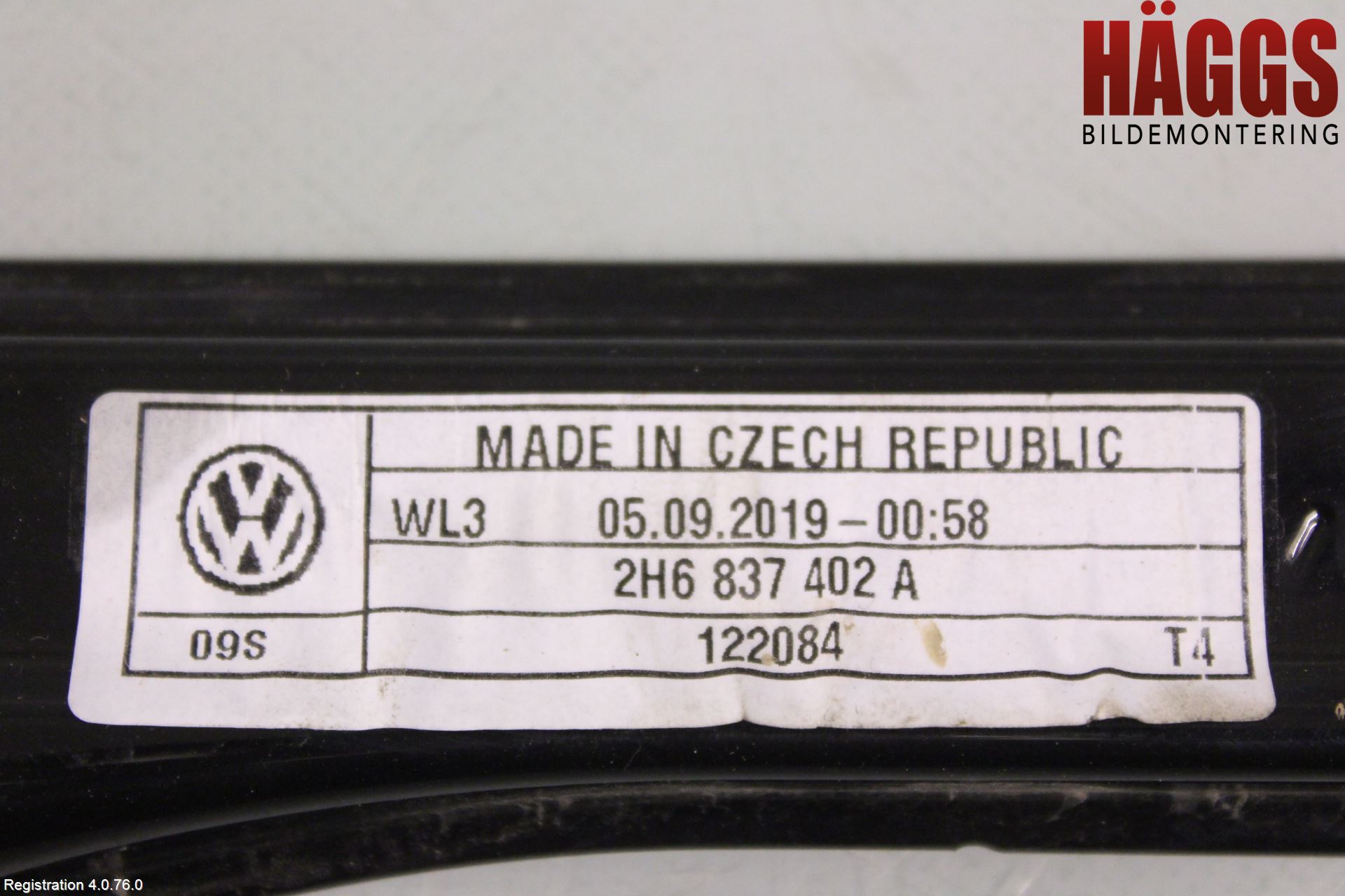 Volkswagen VW AMAROK 2H 10-22 Fönsterhissmekanism
