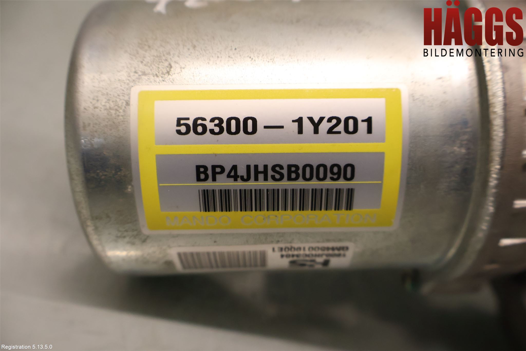 Kia PICANTO 12-17 Rattaxelagg Med Inb Servo