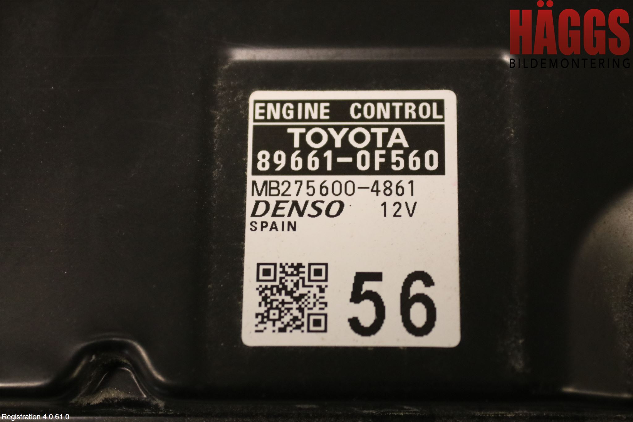 Toyota VERSO 09-18 Styrenhet Insprut Bensin