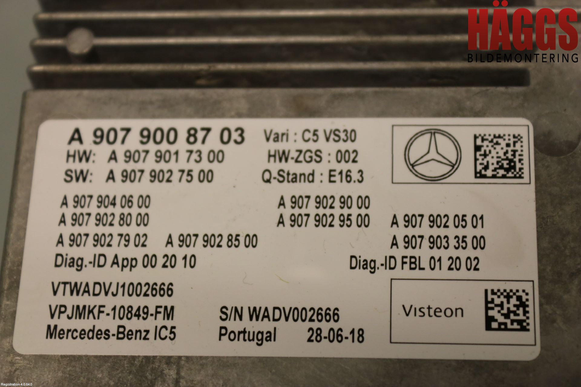 Mercedes-Benz MB SPRINTER (W907/W910) 19- Styrenhet Multimedia