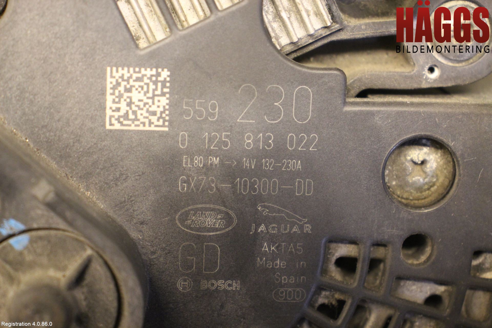 Landrover LAND ROVER DISCOVERY 4 10-16 Generator