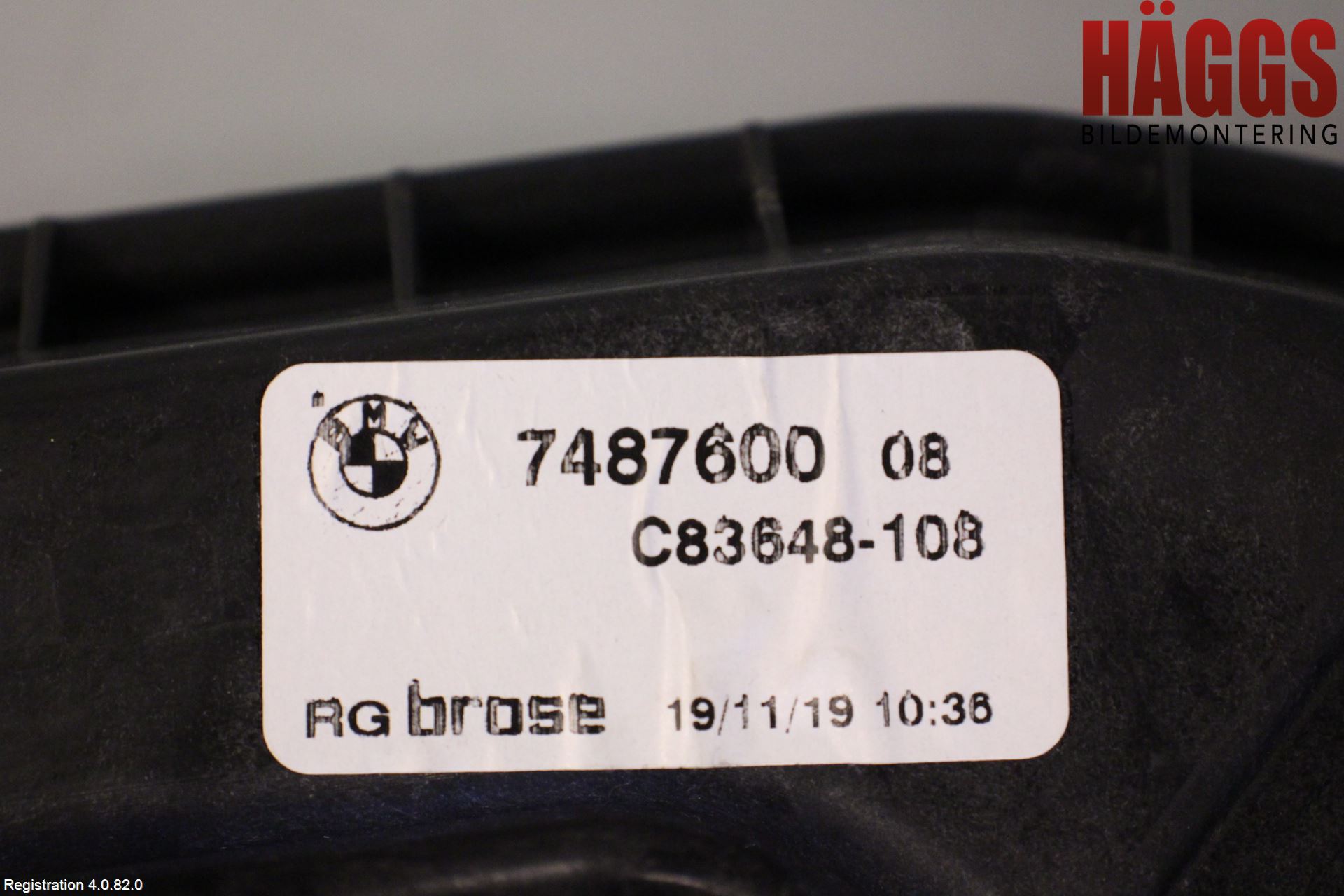 BMW X3 G01 18- Fönsterhissmekanism
