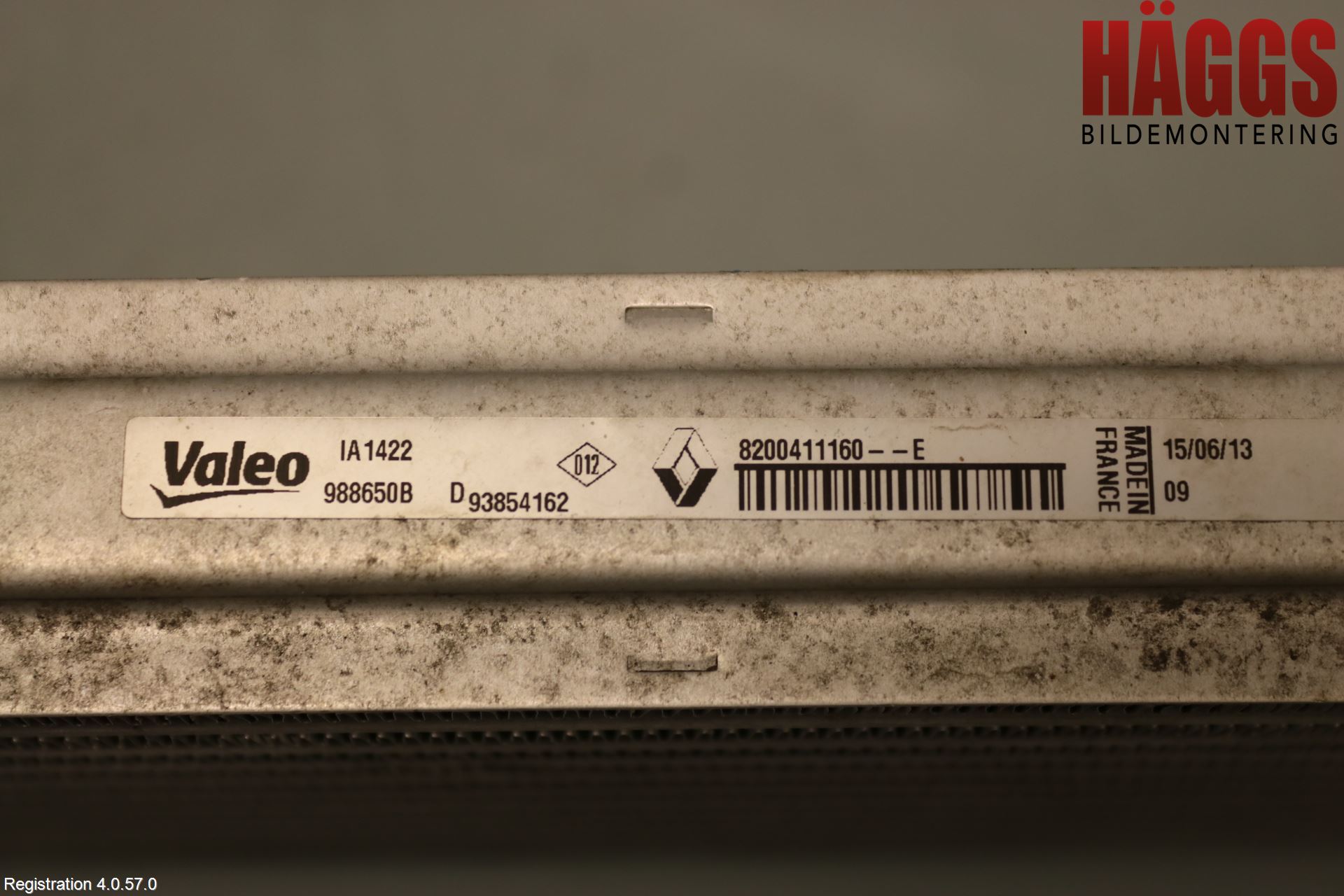 Opel VIVARO 01-14 Laddluft-Intercooler Kyl