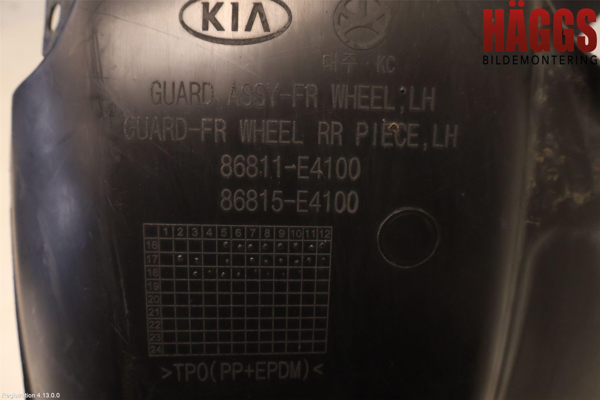 Kia SOUL 09- Skärm Inner