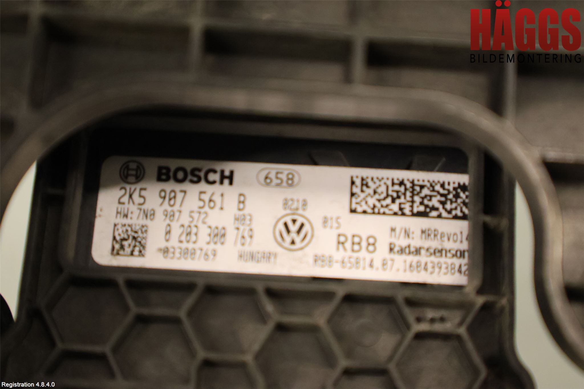 Volkswagen VW CADDY 16-20 Sensor Aktivt Kollisionsskydd