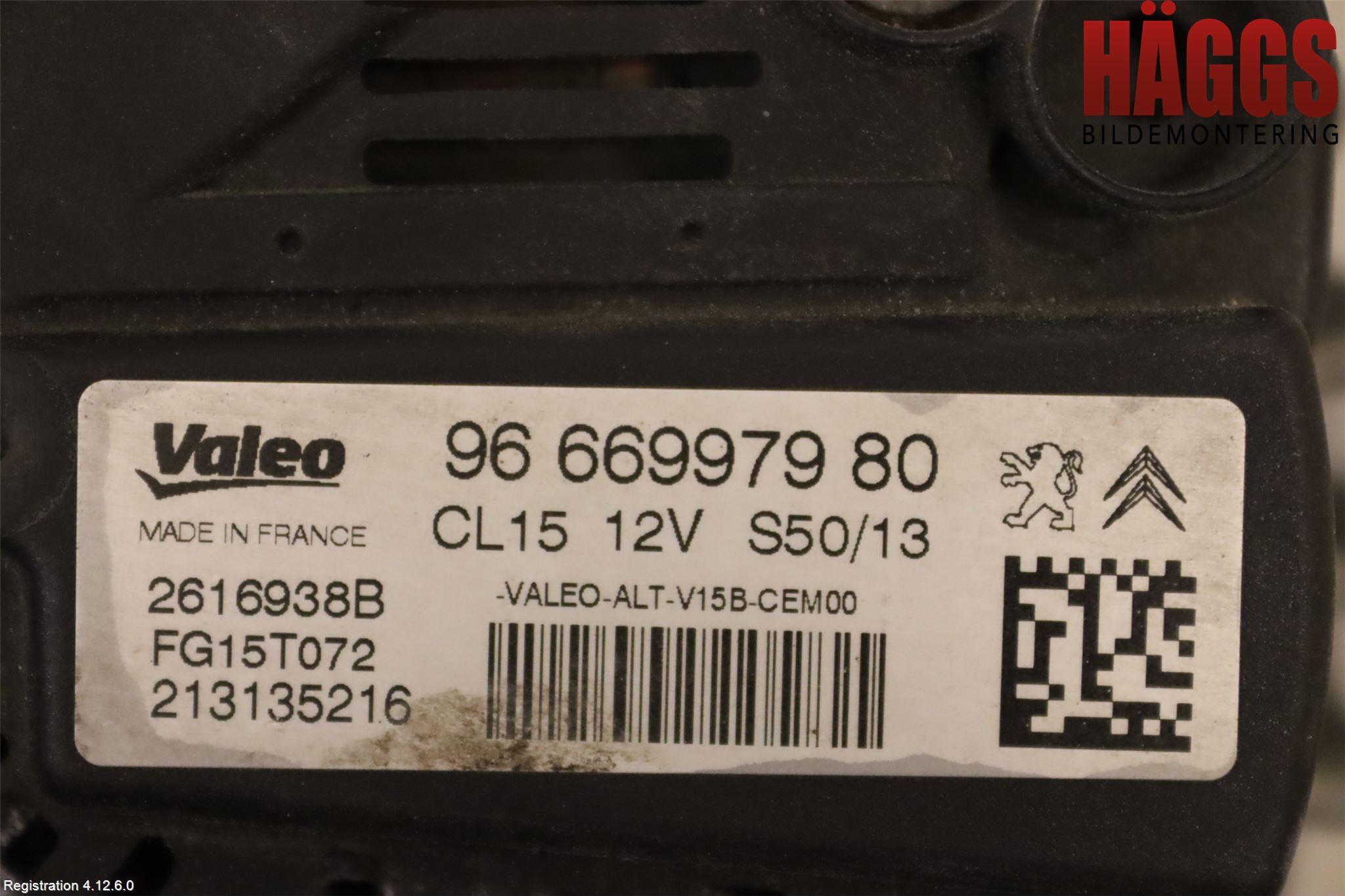 Peugeot 308 14-21 Generator