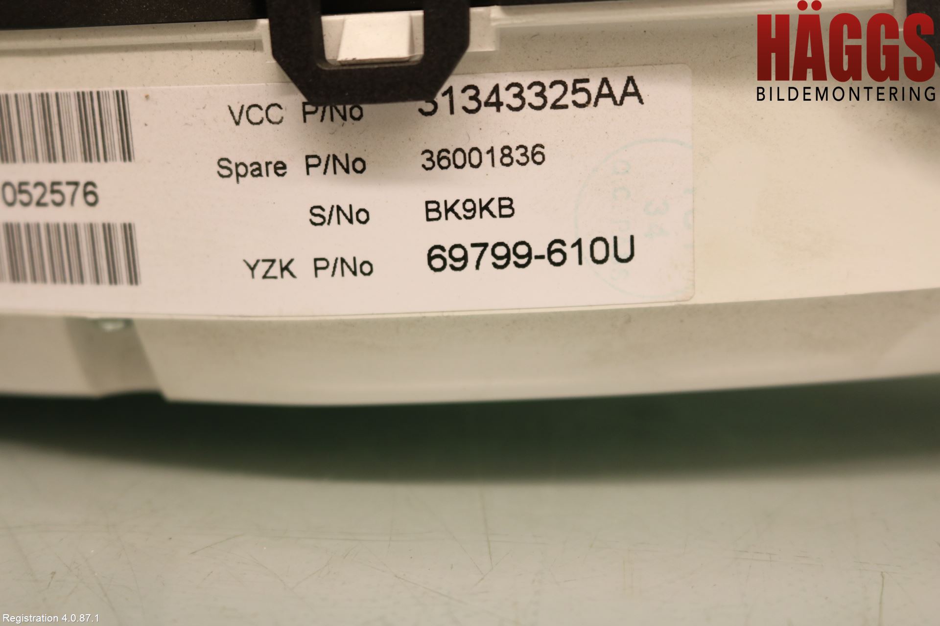 Volvo V70 08-13 Instrument Komb