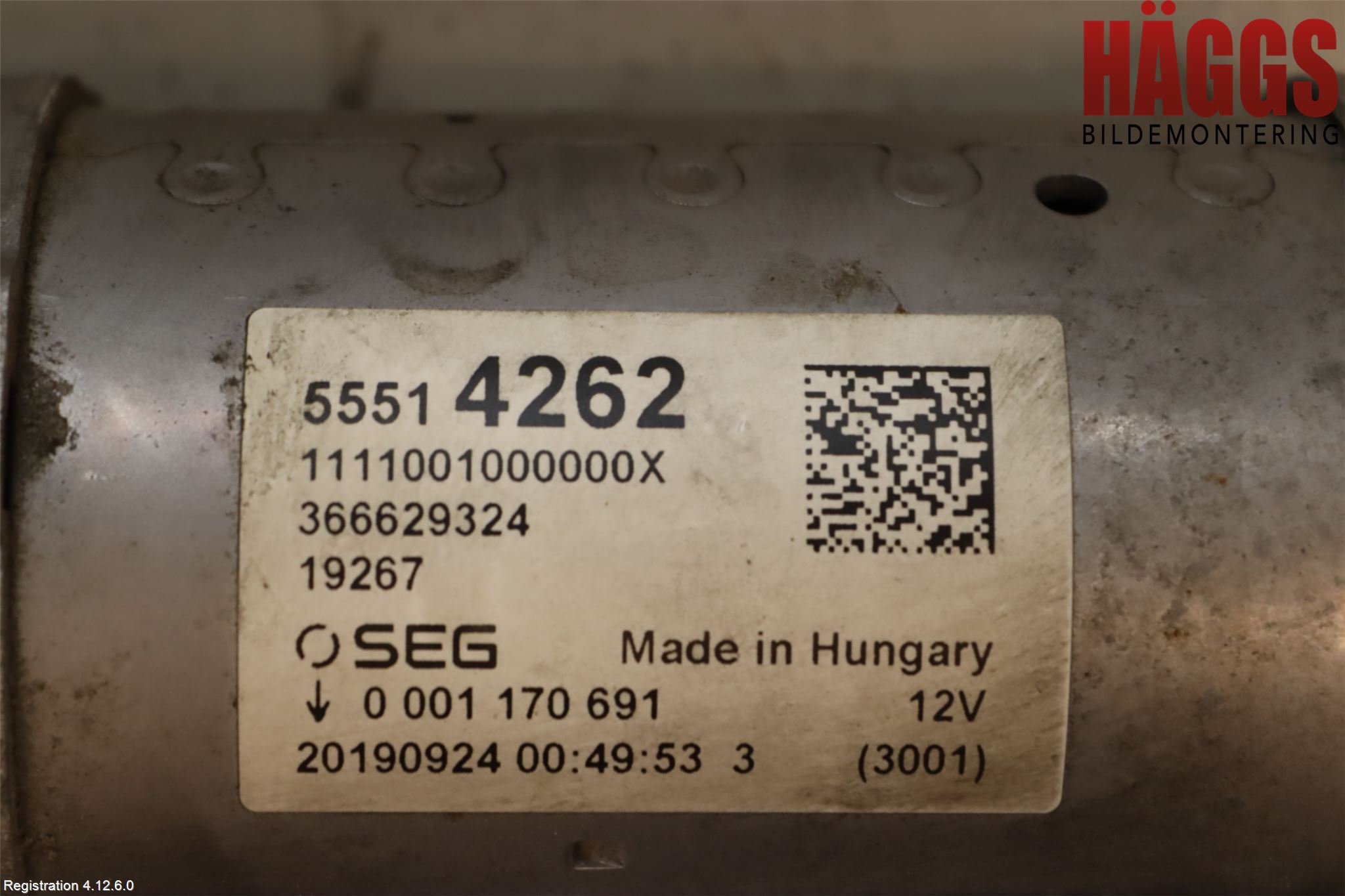 Opel ASTRA K 16-22 Startmotor