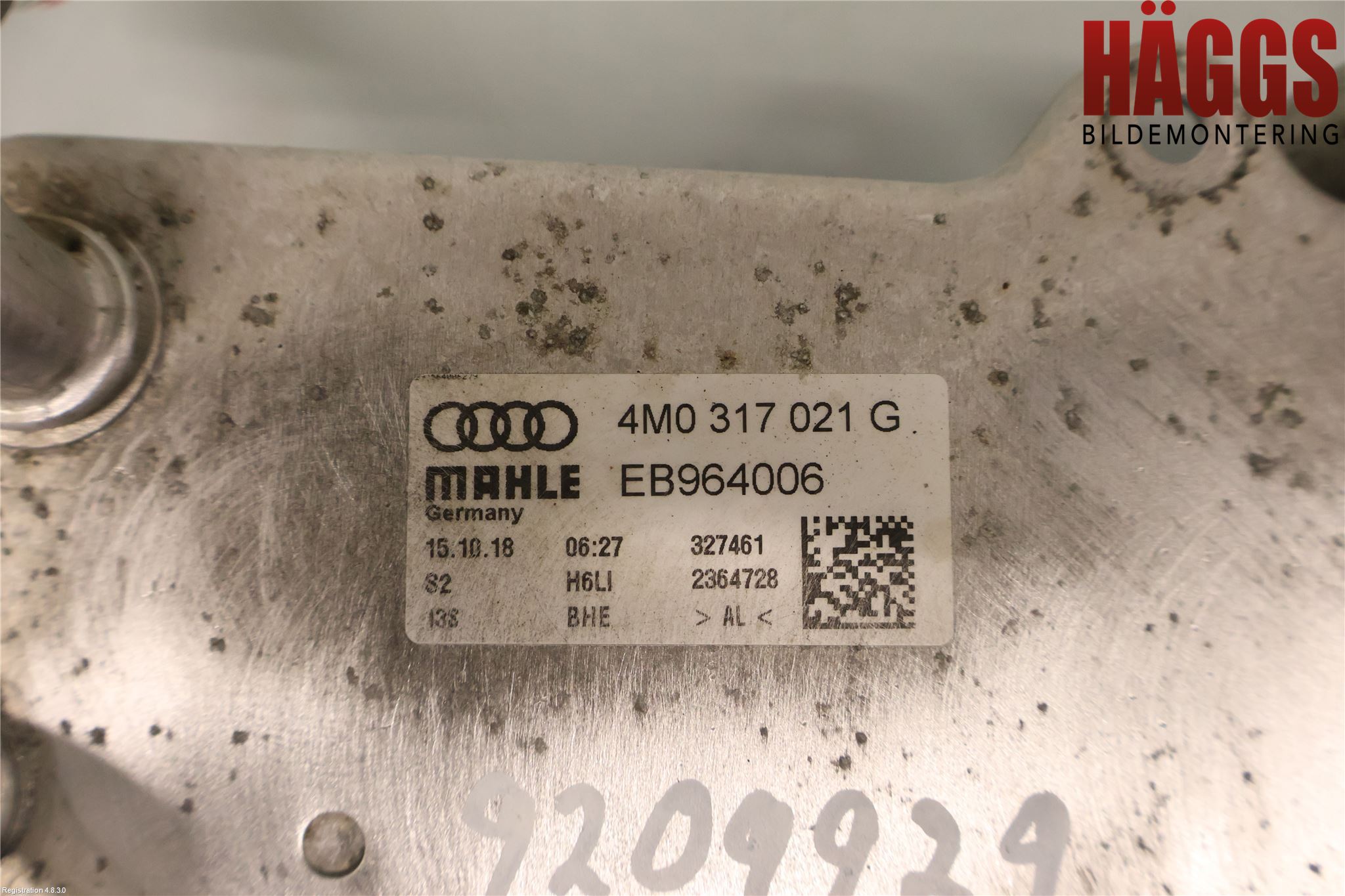 Audi Q8/SQ8 4M 19- Oljekylare Automat