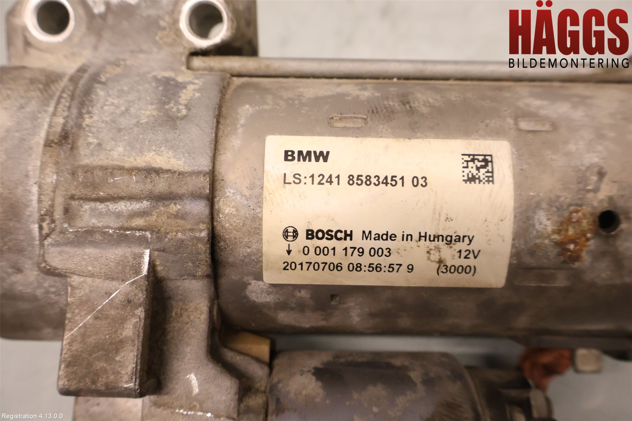 BMW 3 F30/F31/F80 12-19 Startmotor Diesel