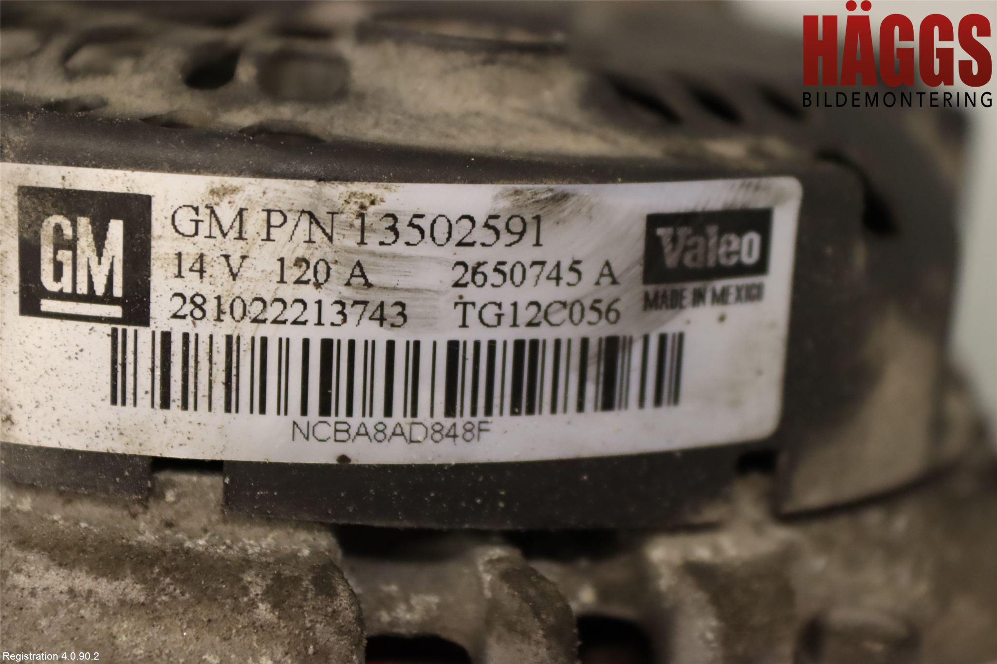 Opel INSIGNIA 09-16 Generator