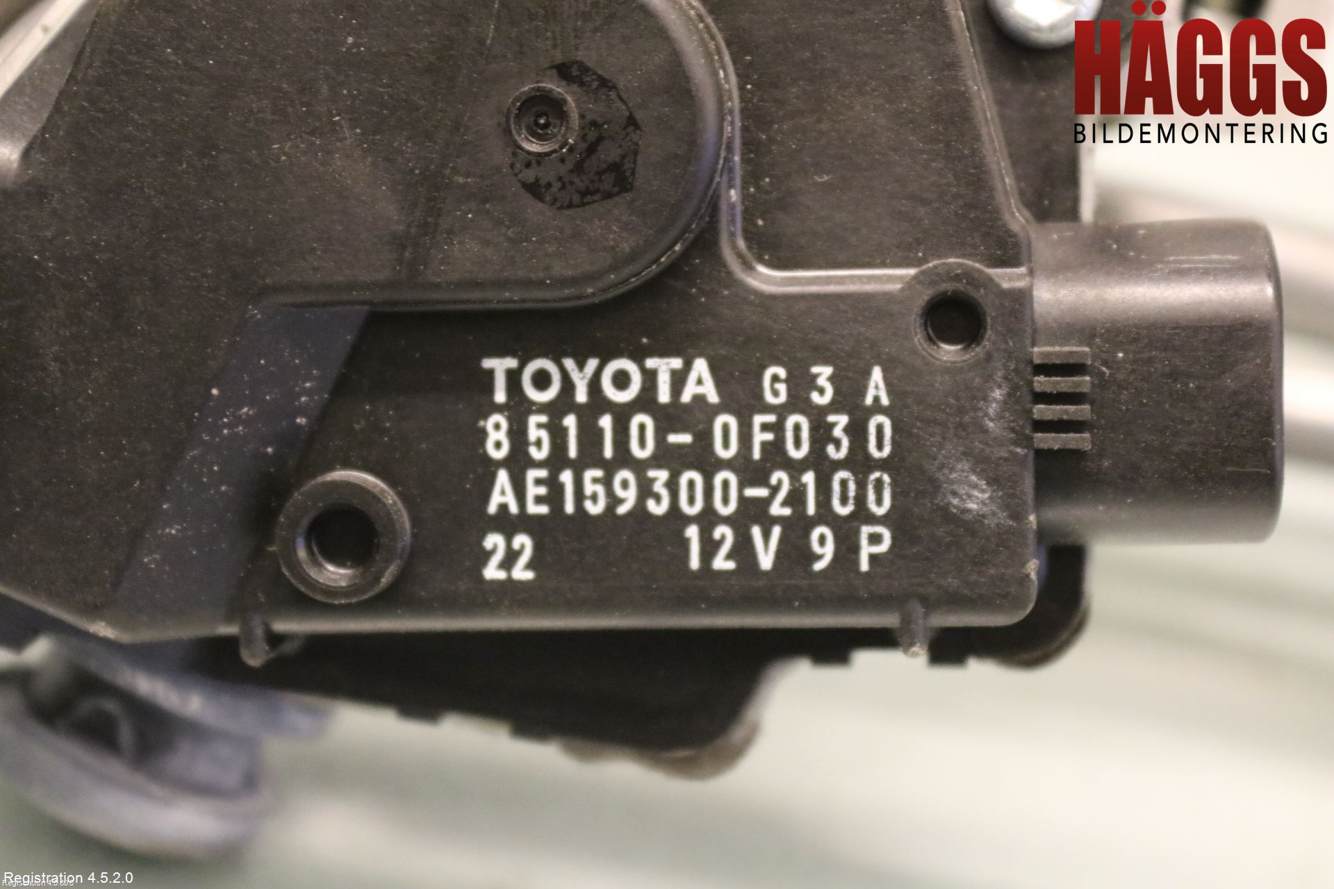 Toyota VERSO 09-18 Torkarmotor Vindruta