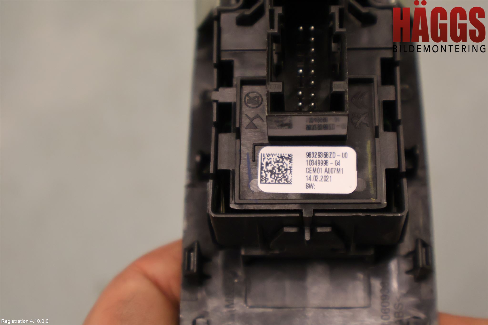 Peugeot PARTNER/E-PARTNER 19- Strömställare Elhiss