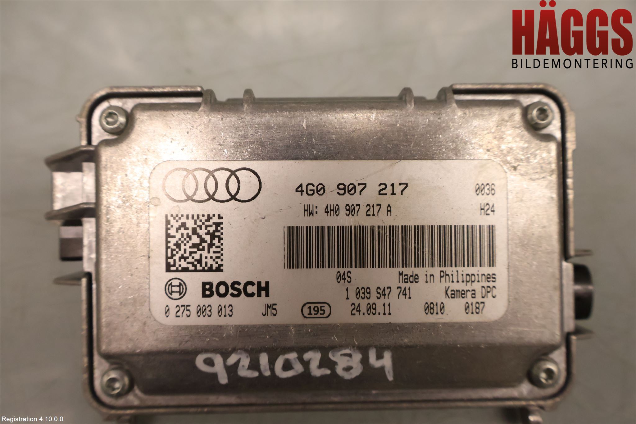 Audi A6/S6 4G 11-18 Sensor Aktivt Kollisionsskydd