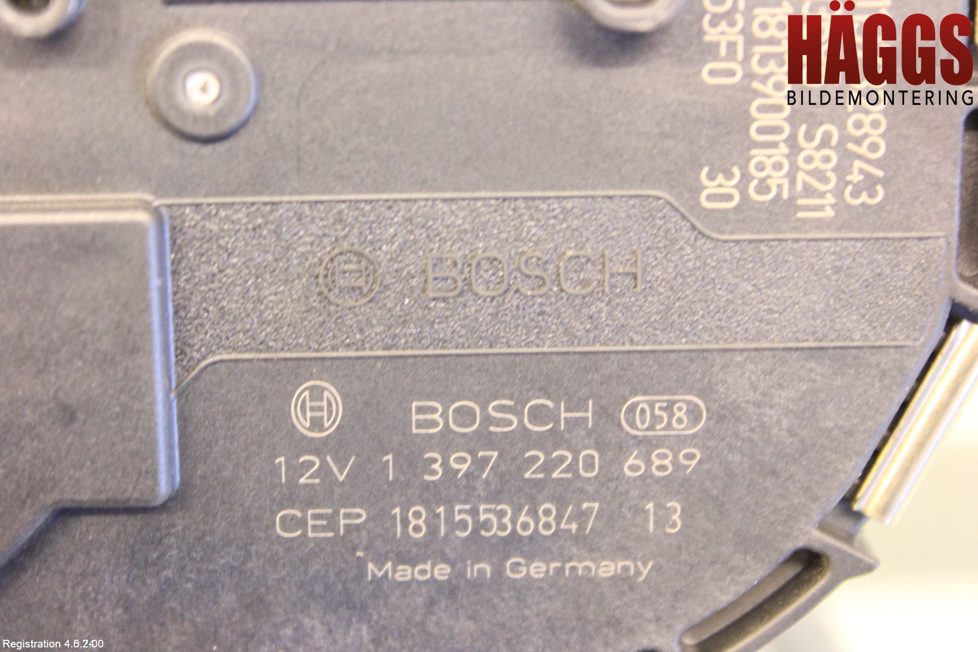 Seat LEON 13-20 Torkarmotor Vindruta