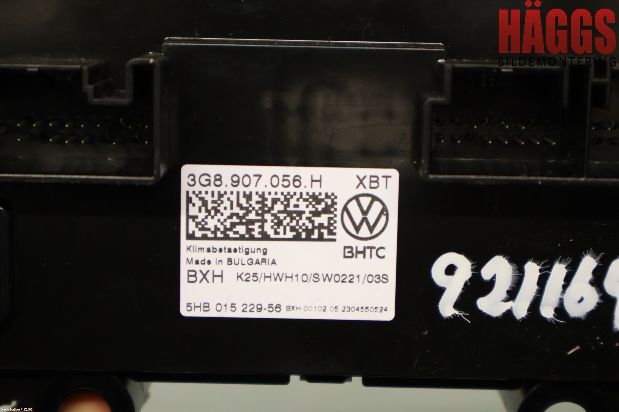 Volkswagen VW PASSAT 20-24 Ac Styrenhet Ac Manöveren
