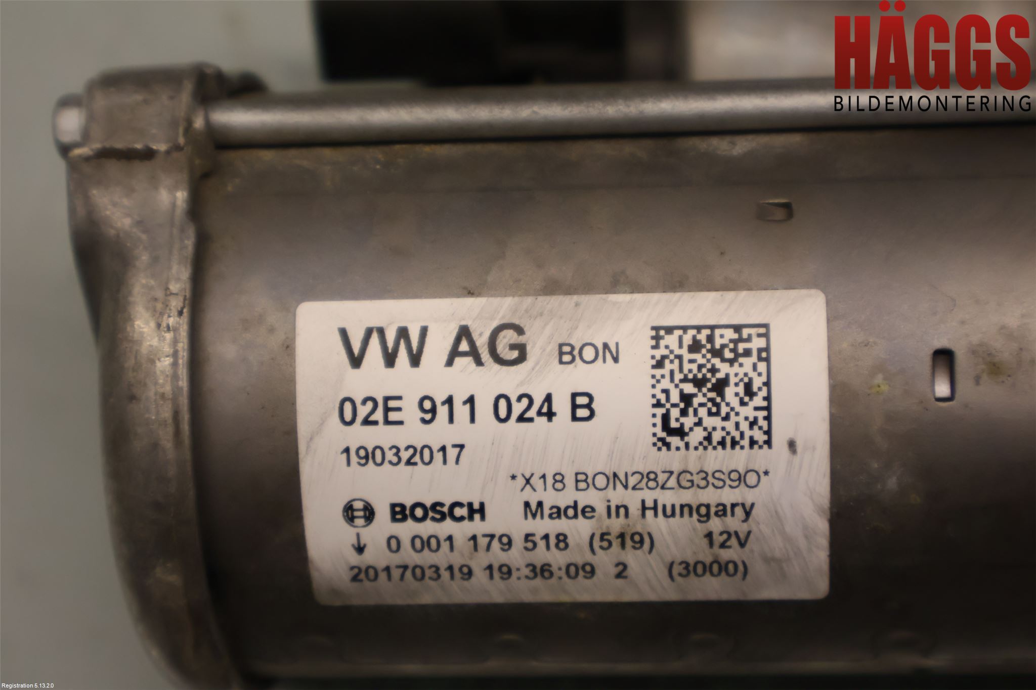 Volkswagen VW TIGUAN 16-24 Startmotor