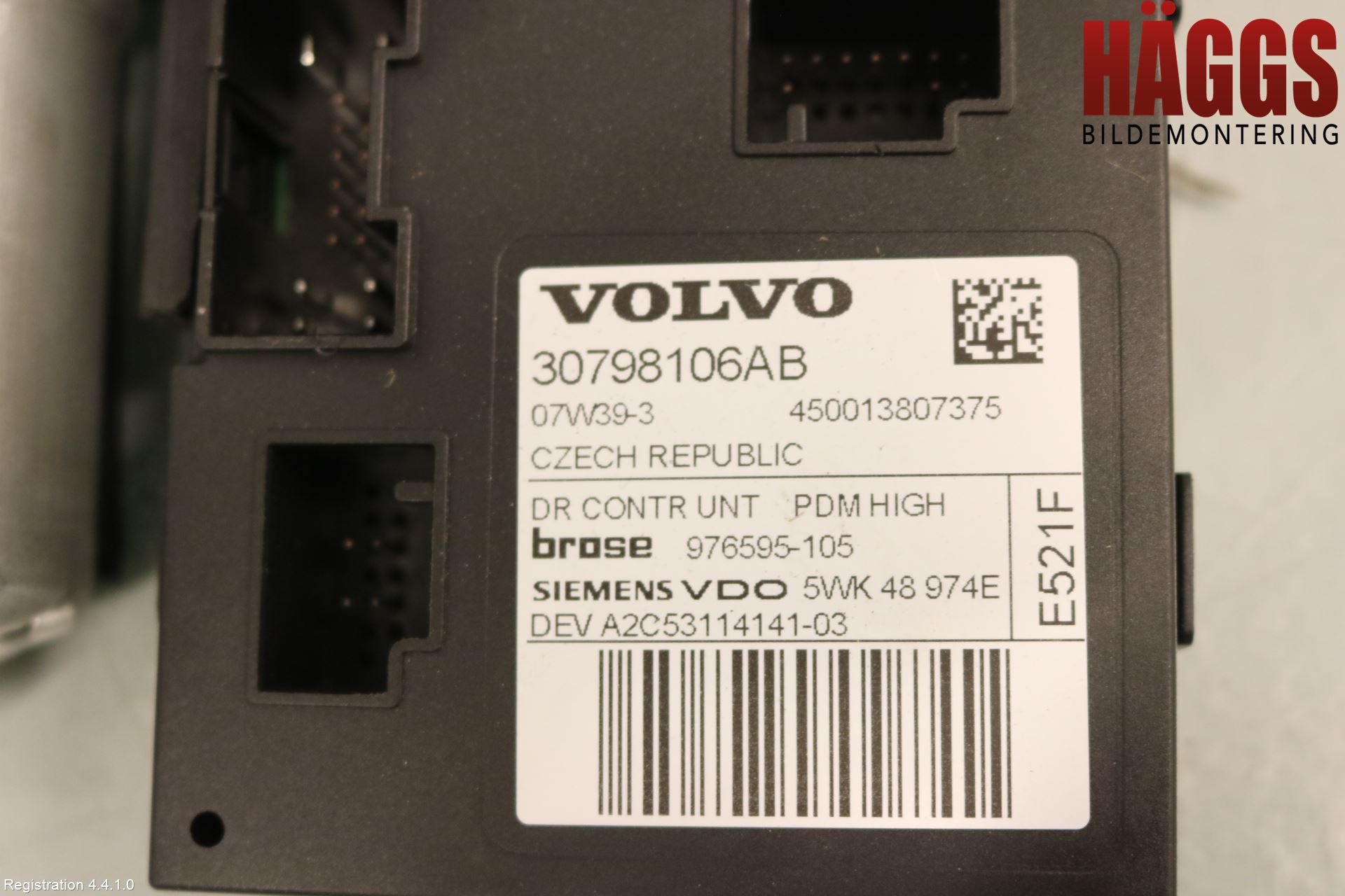 Volvo C30 07-10 Fönsterhissmotor