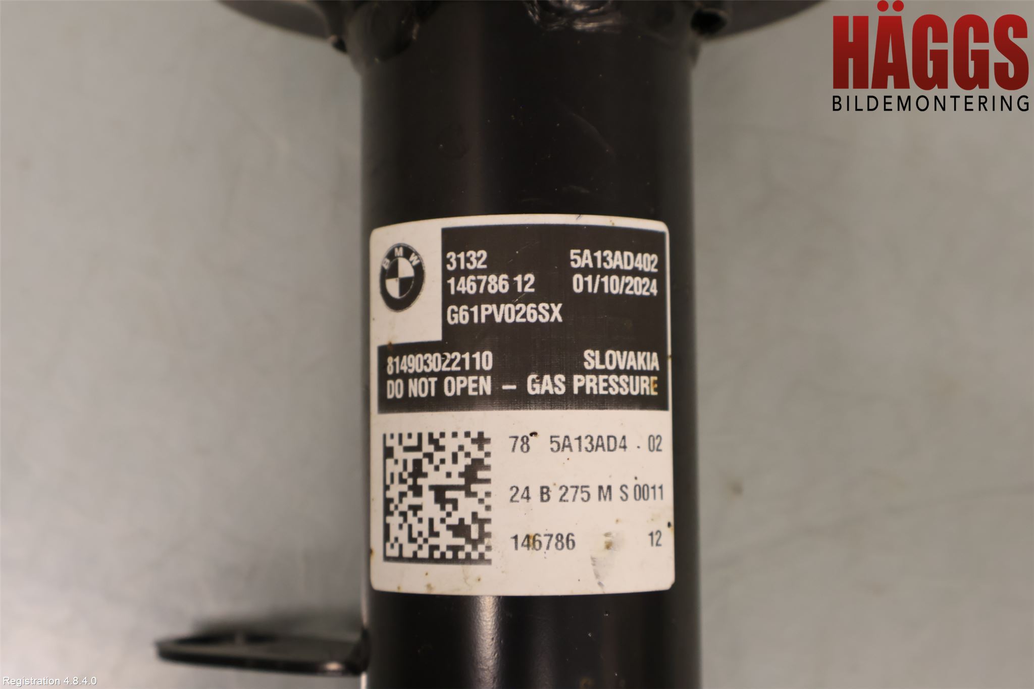 BMW 5/i5 G60/G61 24- Fjäderben Fram Höger