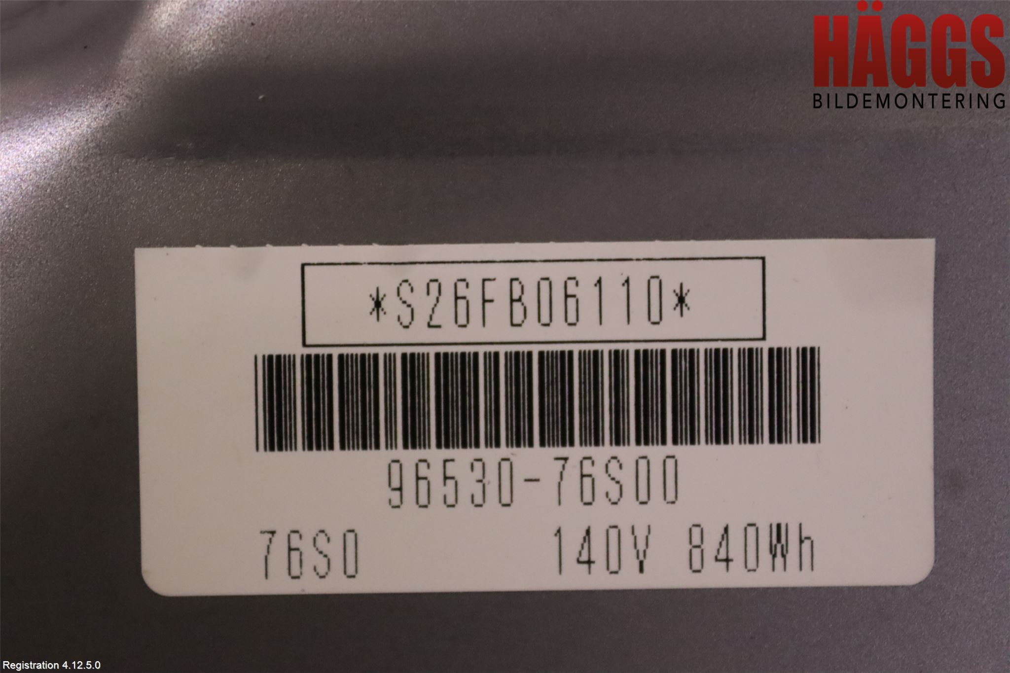 Suzuki VITARA 15- Batteri Högspänning