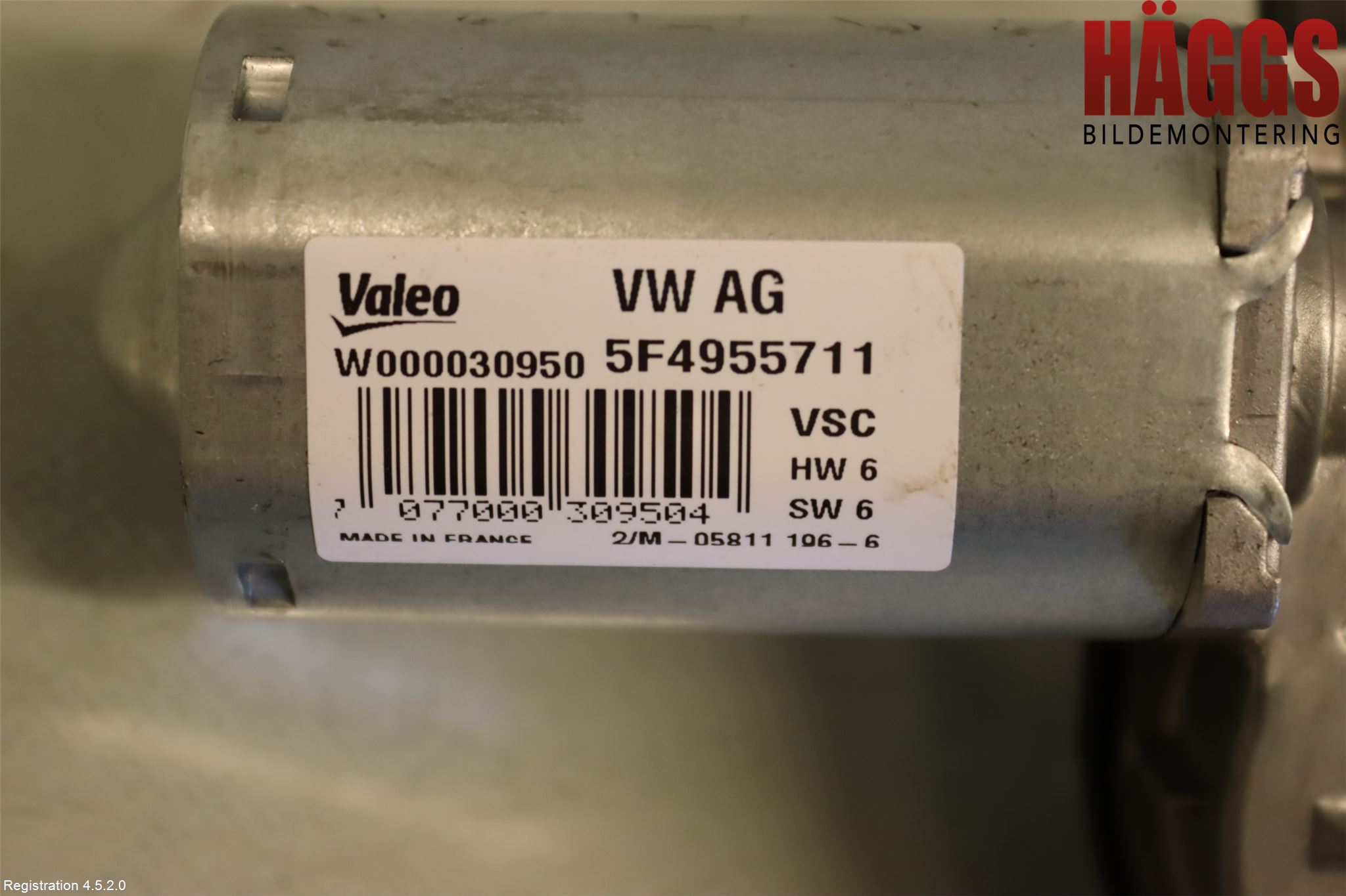 Skoda FABIA 15-21 Torkarmotor Baklucka