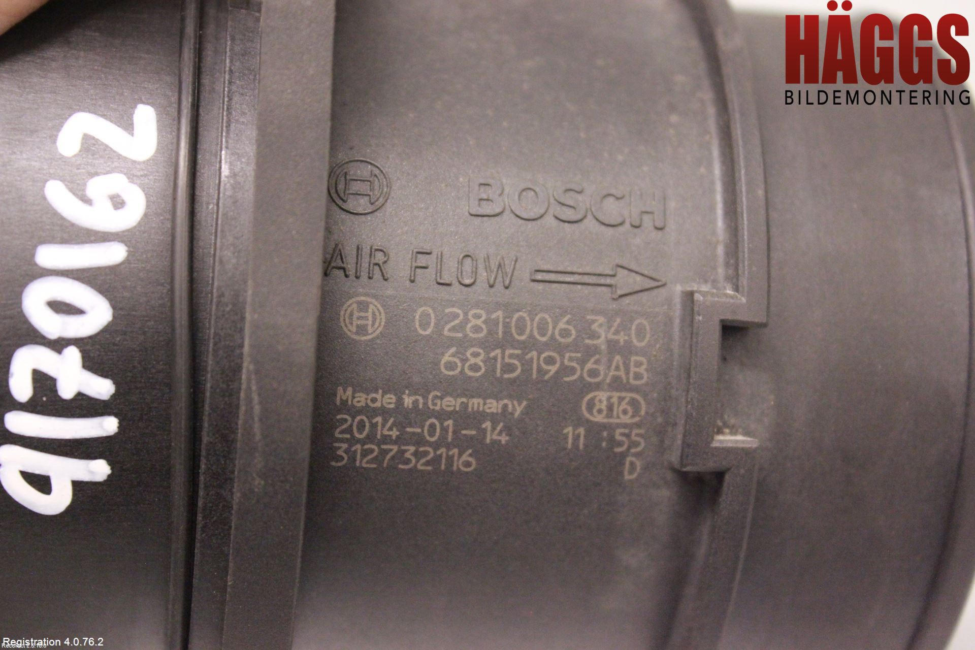 Dodge PICK UP RAM 81- Injluftmassamätare