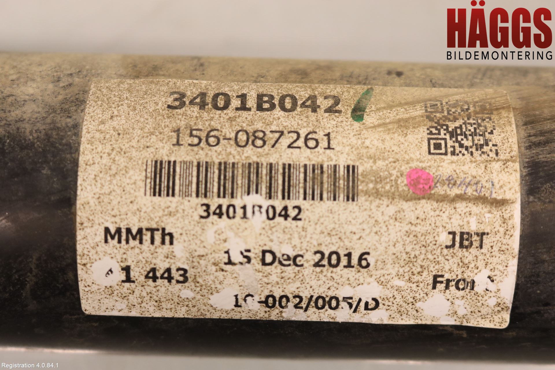 Fiat FULLBACK 16-19 Mellanaxel Främre 4Wd