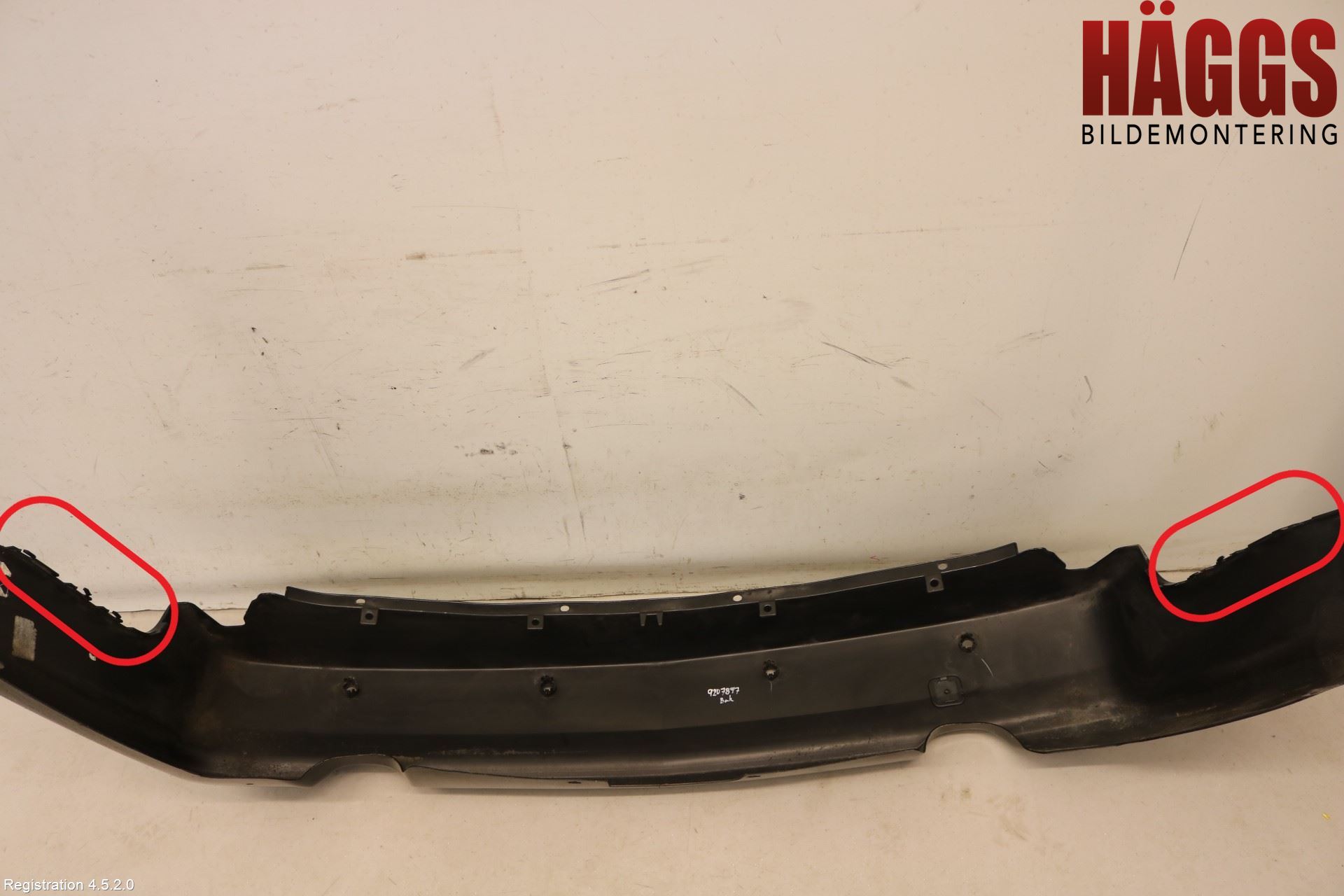 Cadillac SRX Stötfångarbeklädnad Bak