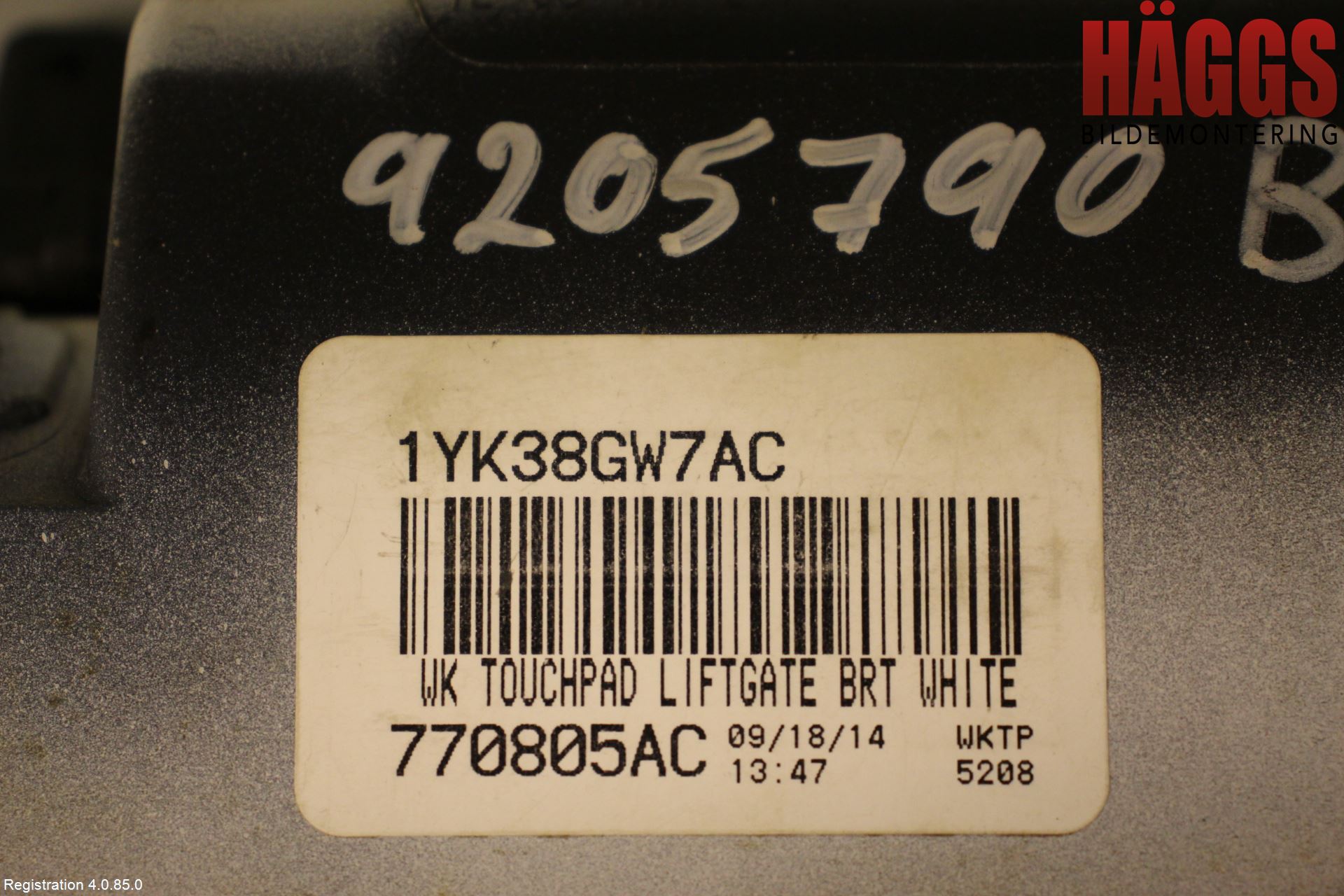 Jeep GRAND CHEROKEE 10-20 Bakluckehandtag