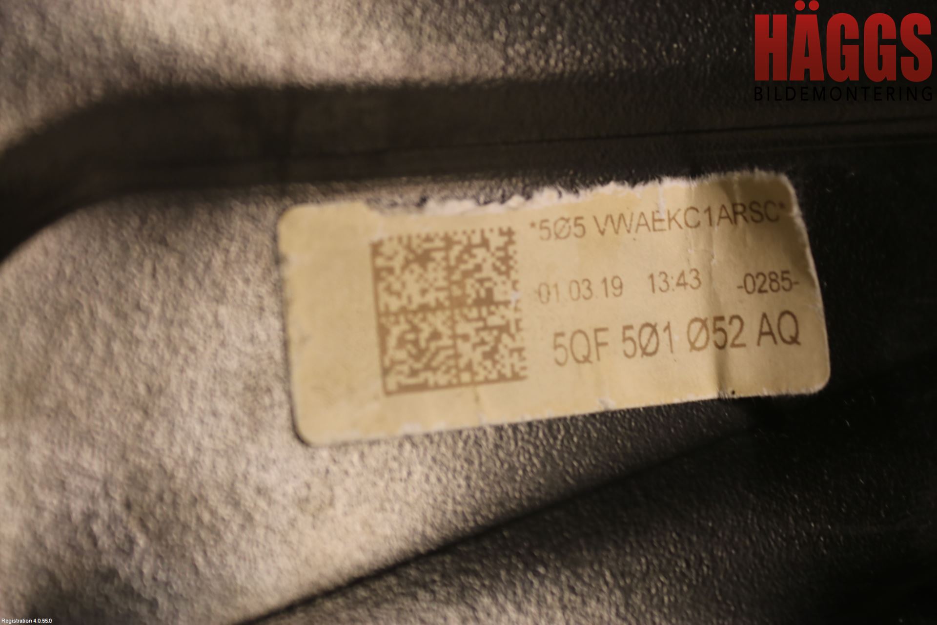 Audi Q3 F3 19- Bärarm Bak Höger