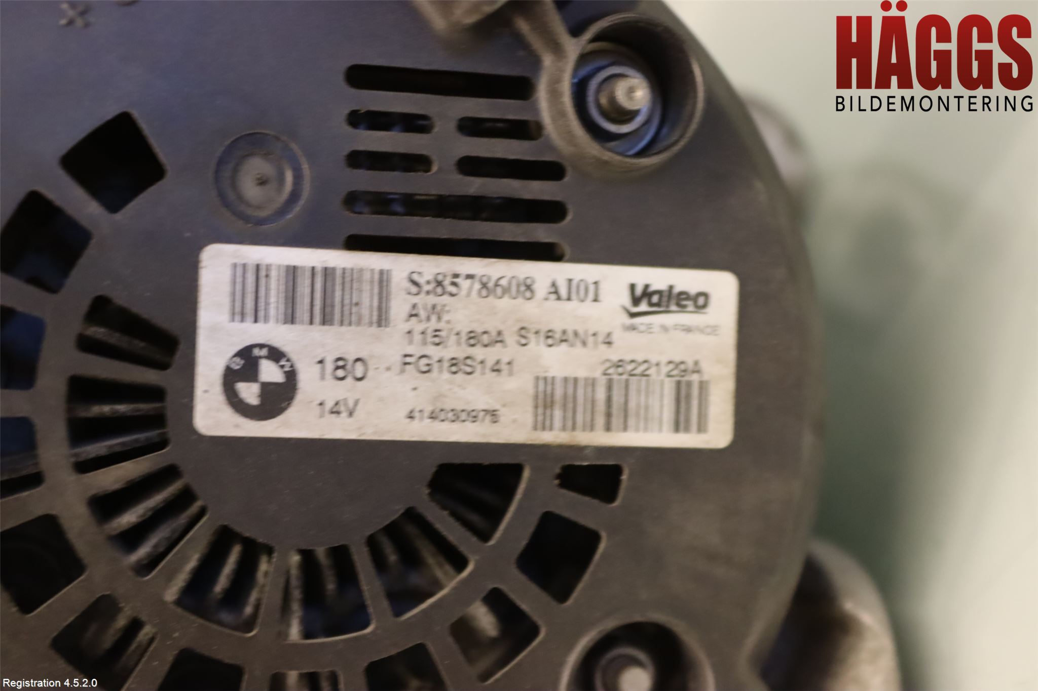 BMW 3 GT F34 13-19 Generator