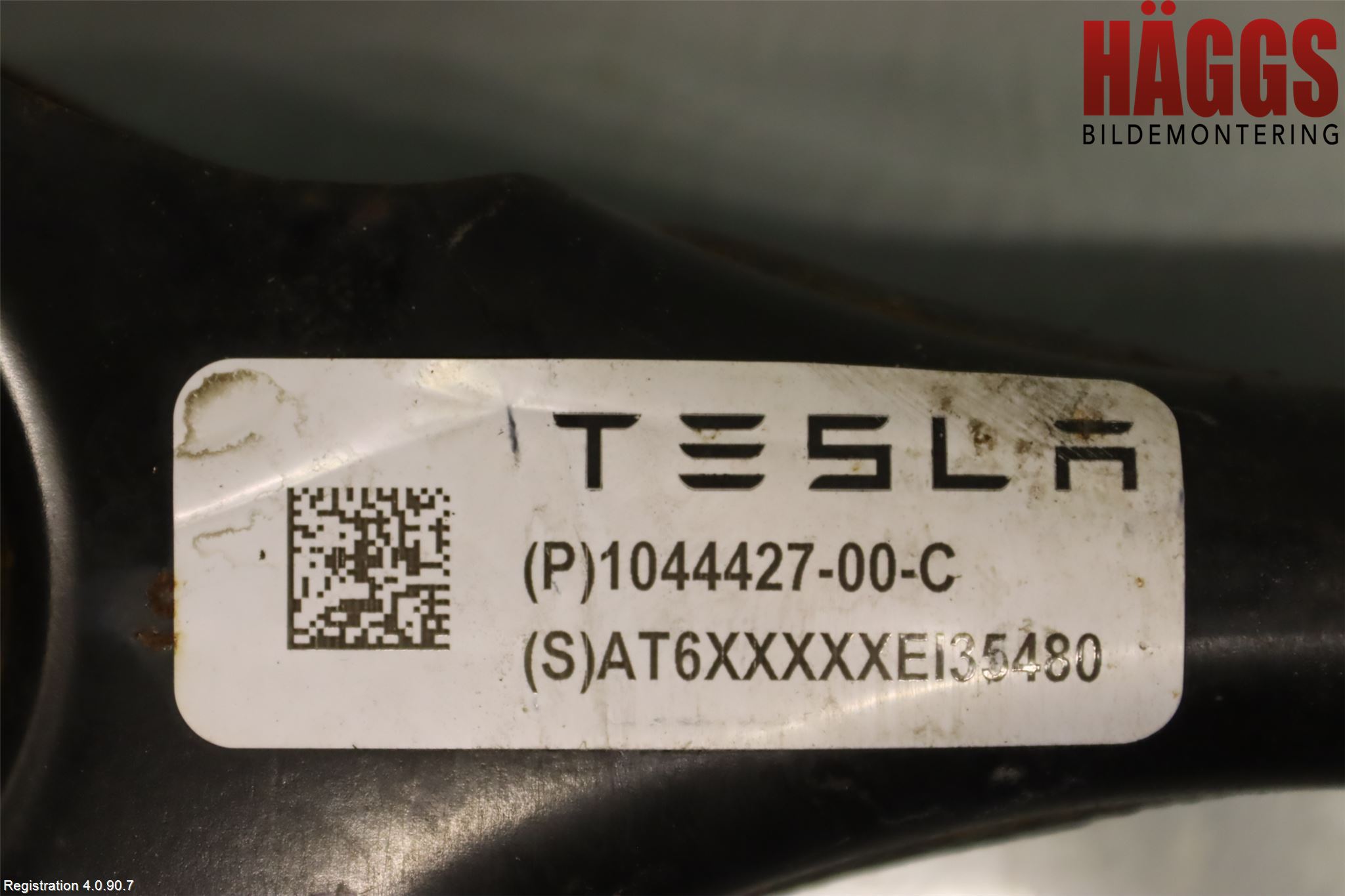 Tesla MODEL 3 17- Bärarm Bak Övre Vänster