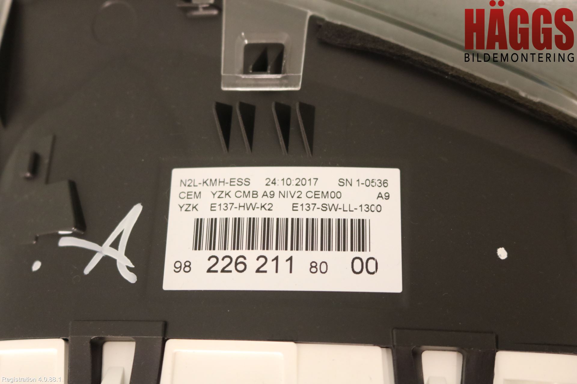 Peugeot PEUGOT 208 16-19 Instrument Komb