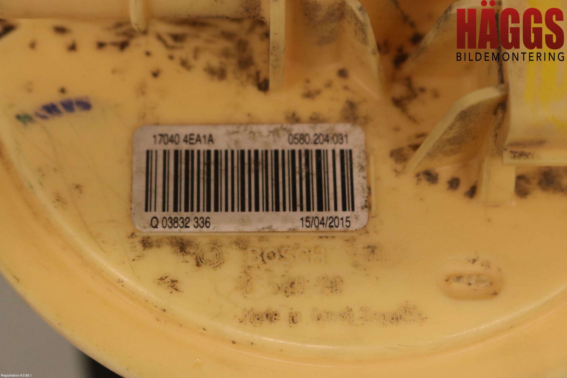 Renault KADJAR 15- Bränslepump El