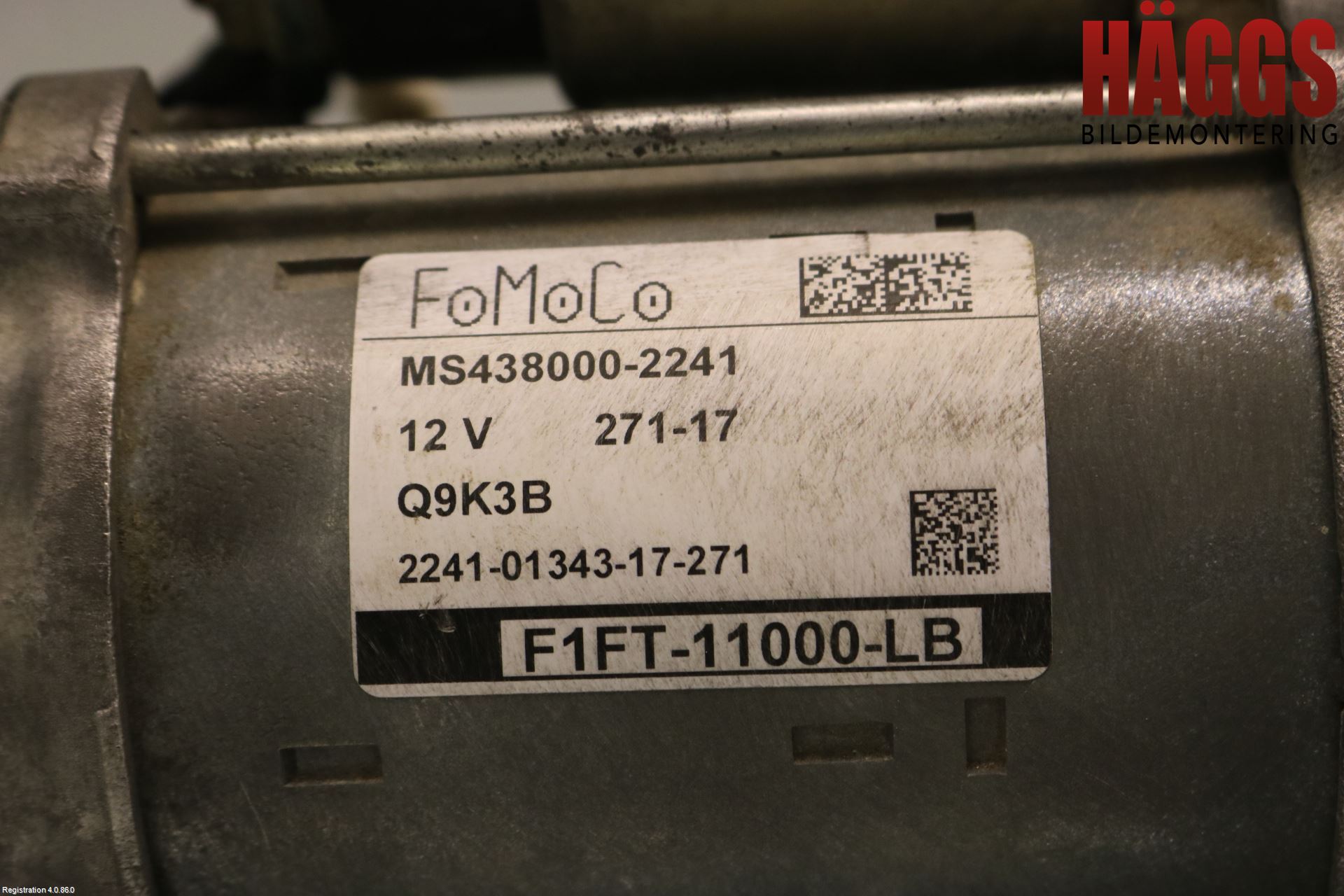 Ford TRANSIT/TOURNEO CONNECT 13-22 Startmotor Diesel