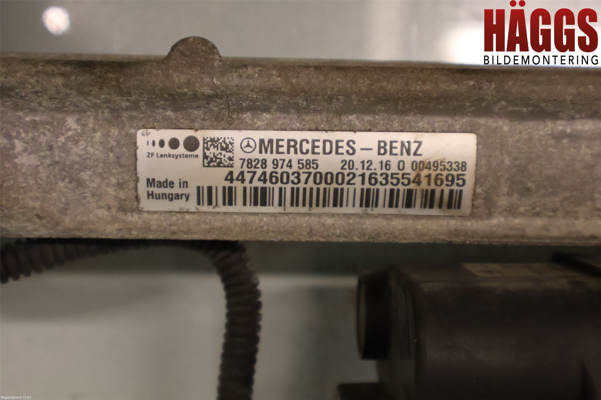 Mercedes-Benz MB VITO/V-KLASS (W640,W447,W448) 14- Styrväxel-Snäcka Elektrisk