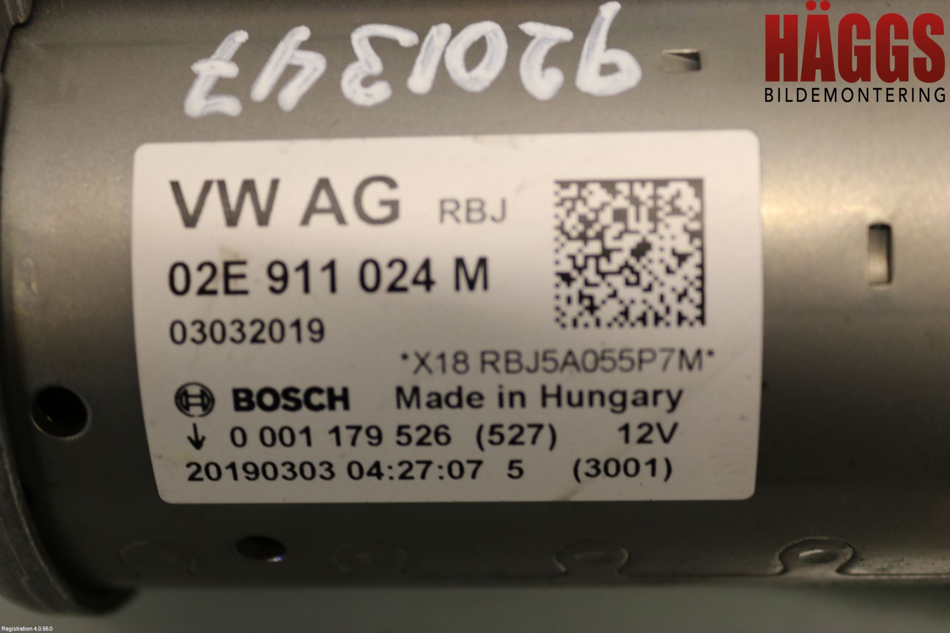 Audi Q3 F3 19- Startmotor