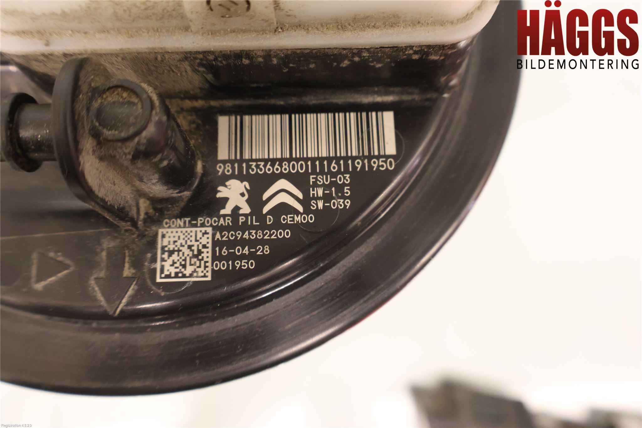 Peugeot 2008 13-20 Bränslepump El